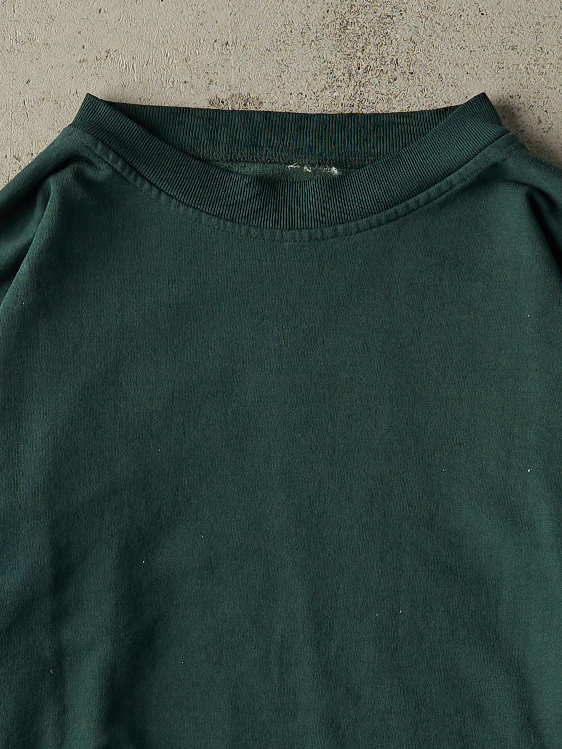 Vintage 80s Green Blank Crewneck (M)