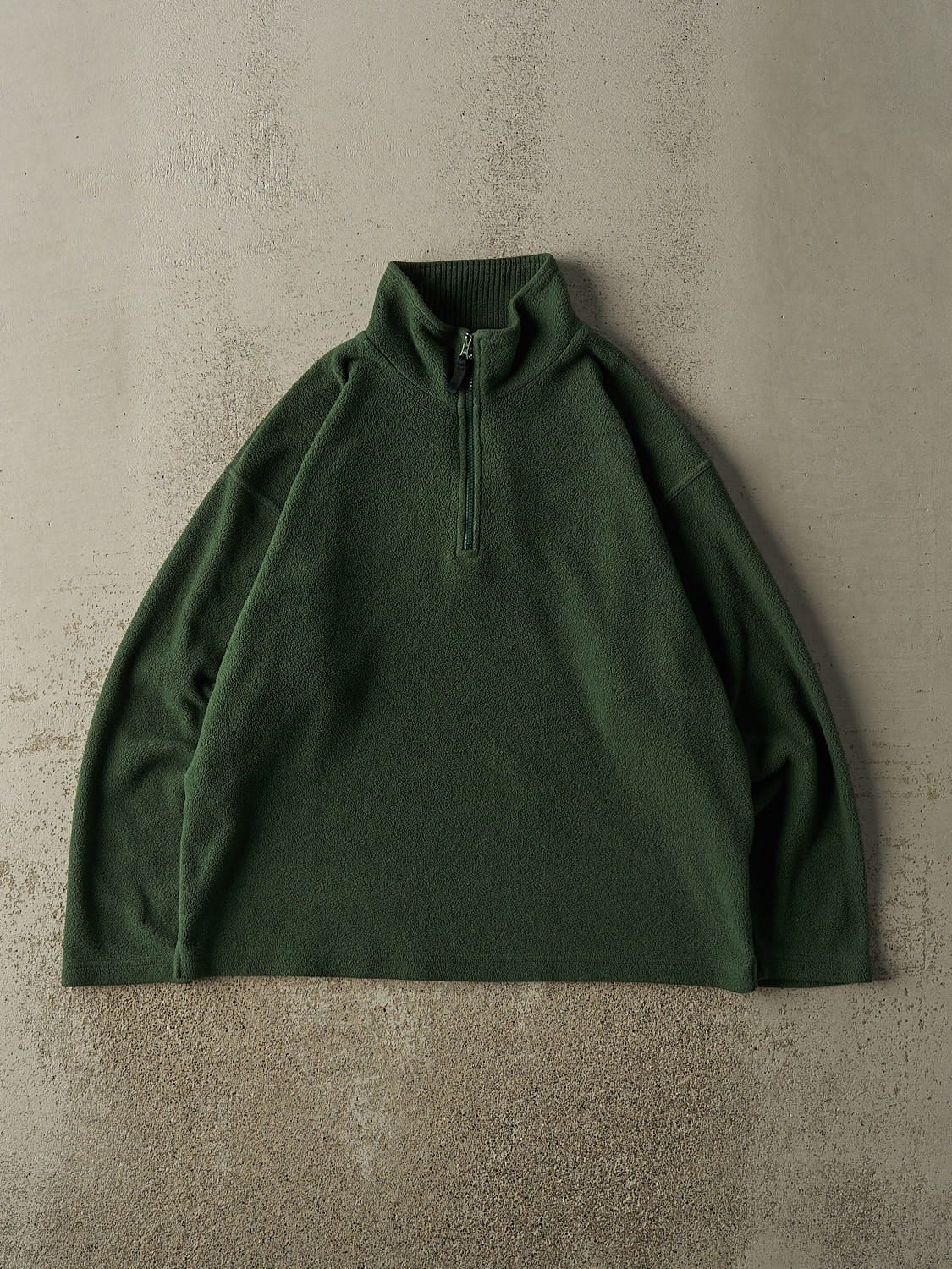 Vintage 90s Green Northern Elements Quarter Zip Fleece (M/L)