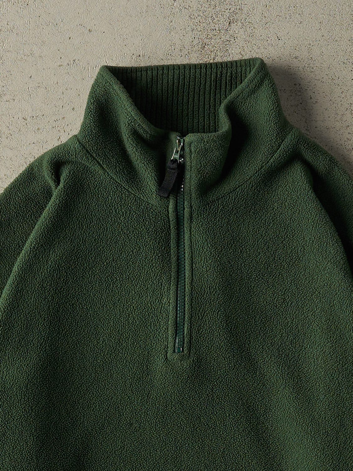 Vintage 90s Green Northern Elements Quarter Zip Fleece (M/L)