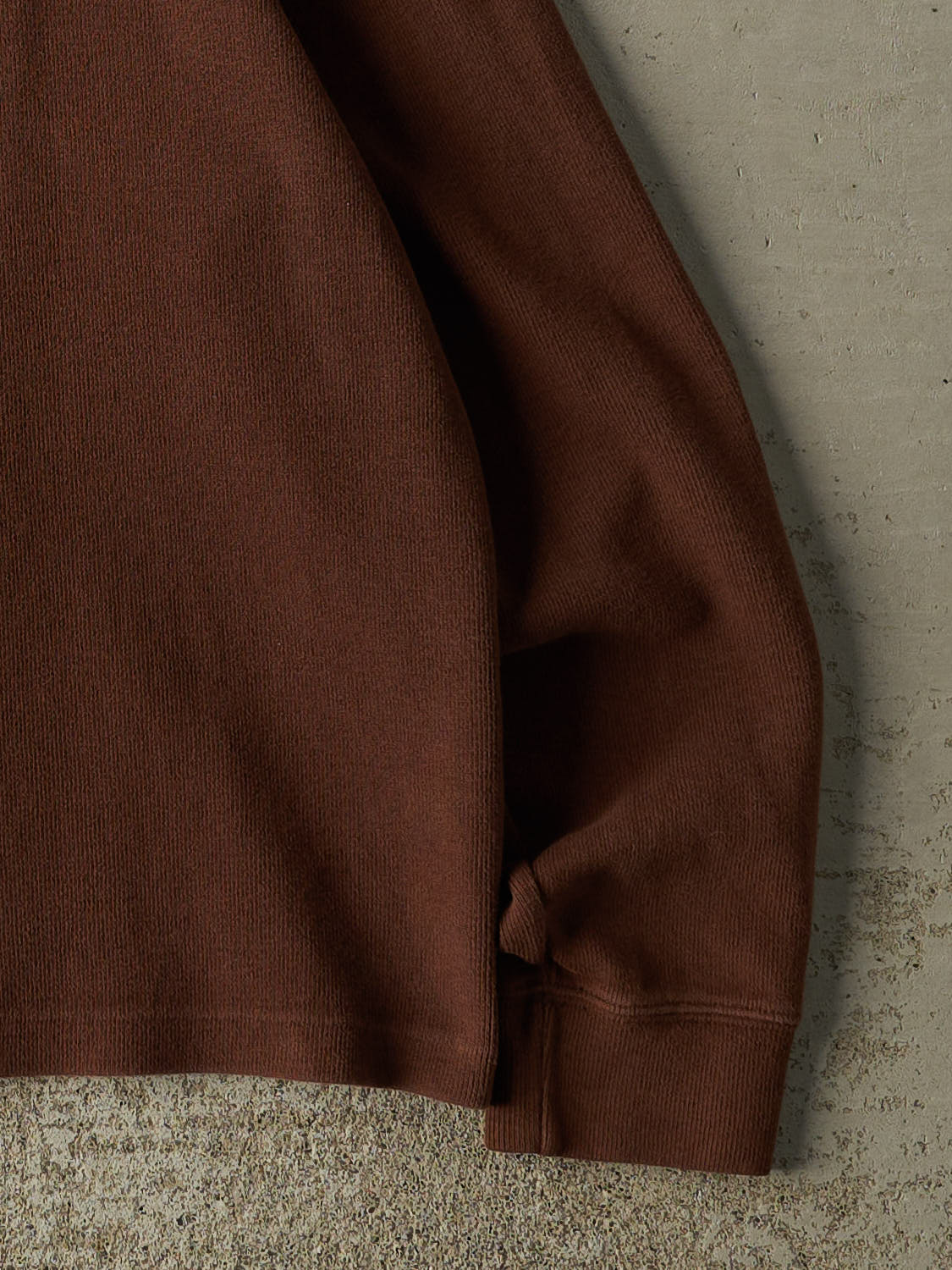 Vintage 90s Brown Polo Ralph Lauren Embroidered Quarter Zip Knit (S)