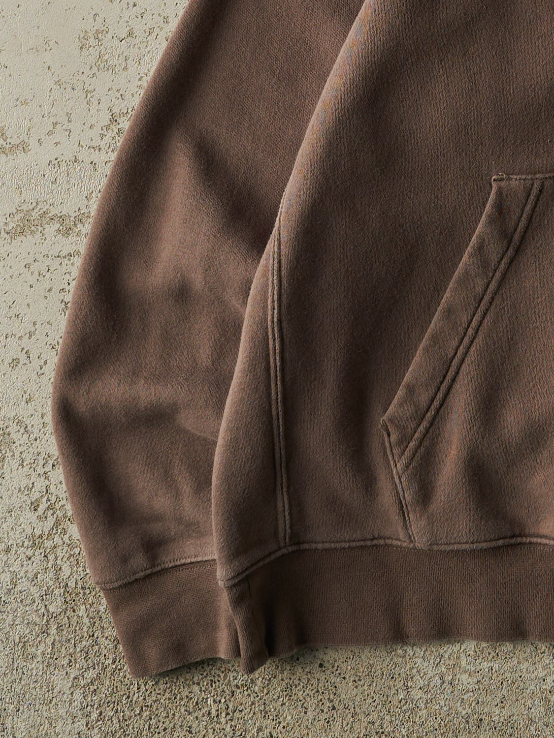 Vintage Y2K Sun Faded Brown Nike Embroidered Zip Up Hoodie (XXL)