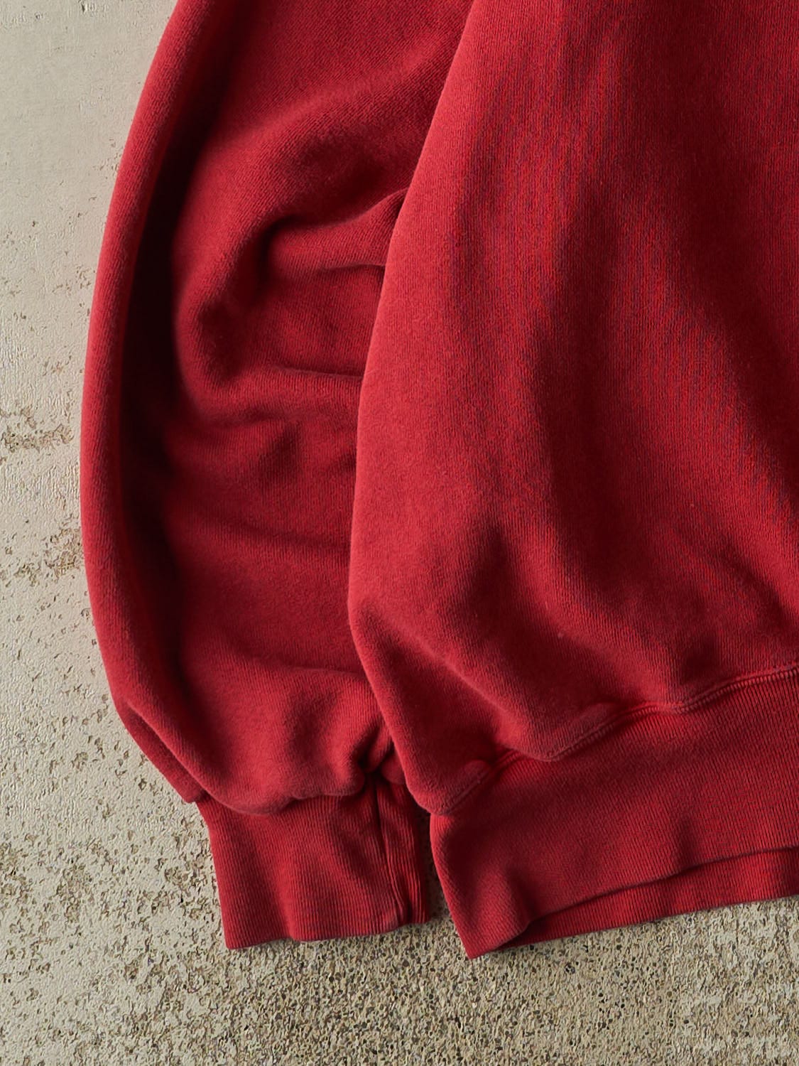 Vintage 90s Red Champion Embroidered Crewneck (L/XL)