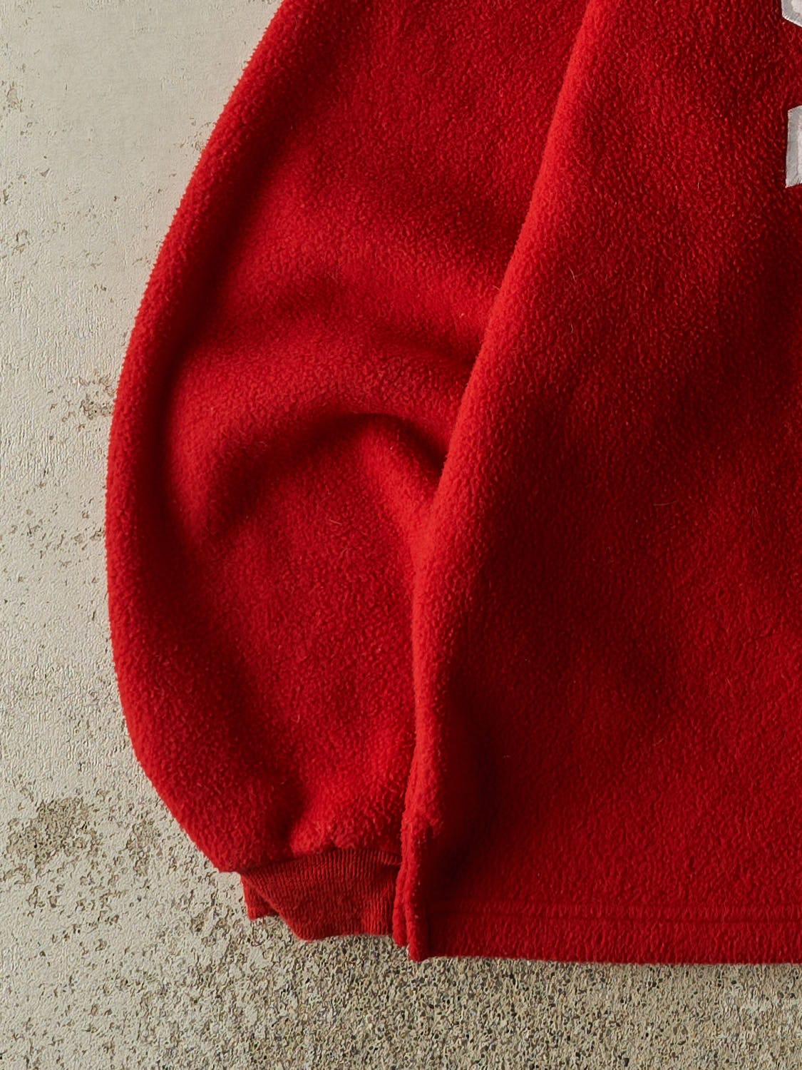Vintage Y2K Red Whistler Ski Embroidered Fleece (M)