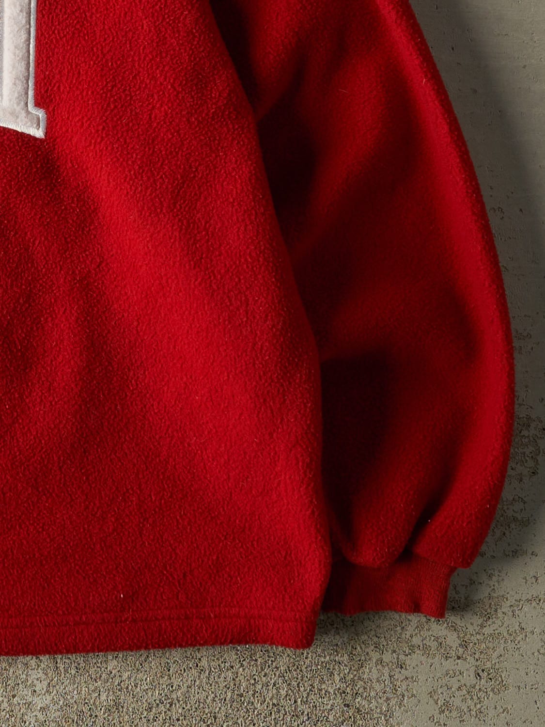 Vintage Y2K Red Whistler Ski Embroidered Fleece (M)