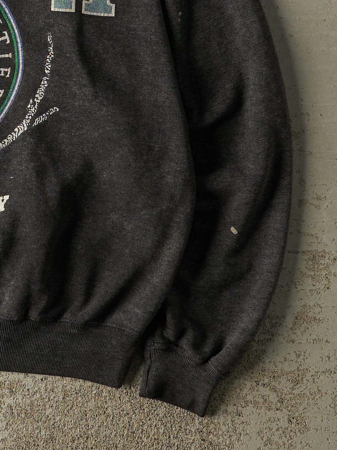 Vintage 80s Charcoal Grey Alaska Crewneck (M/L)