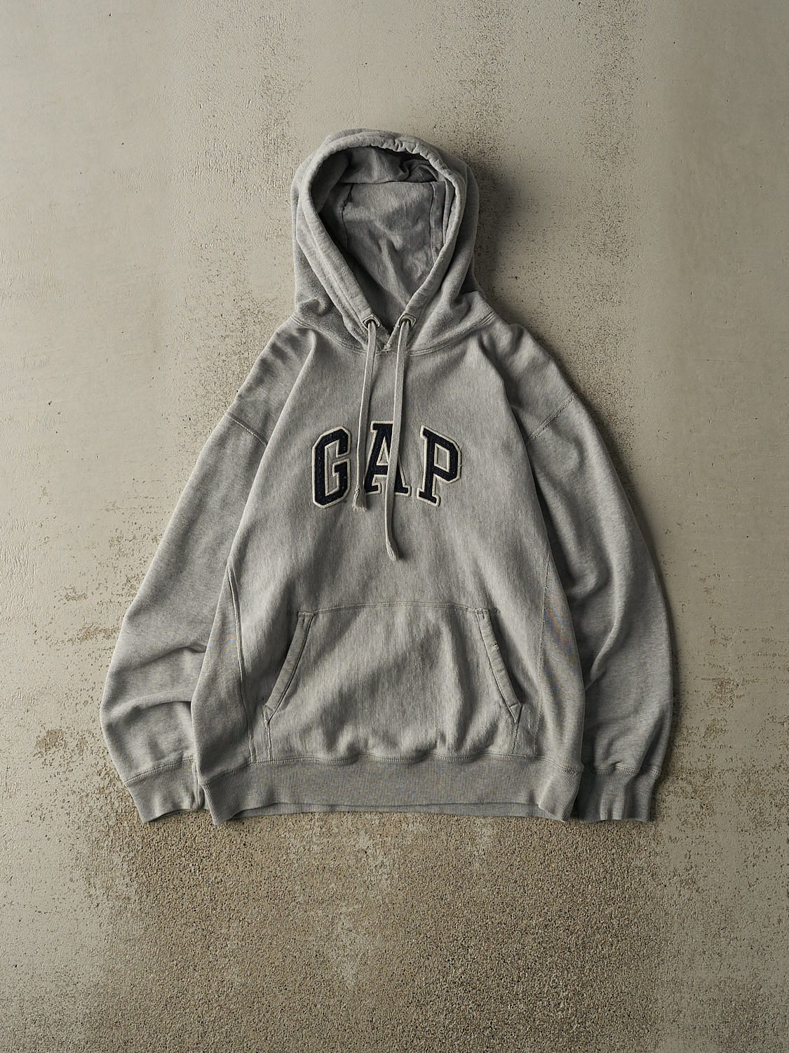 Vintage 90s Grey Gap Embroidered Hoodie (S)