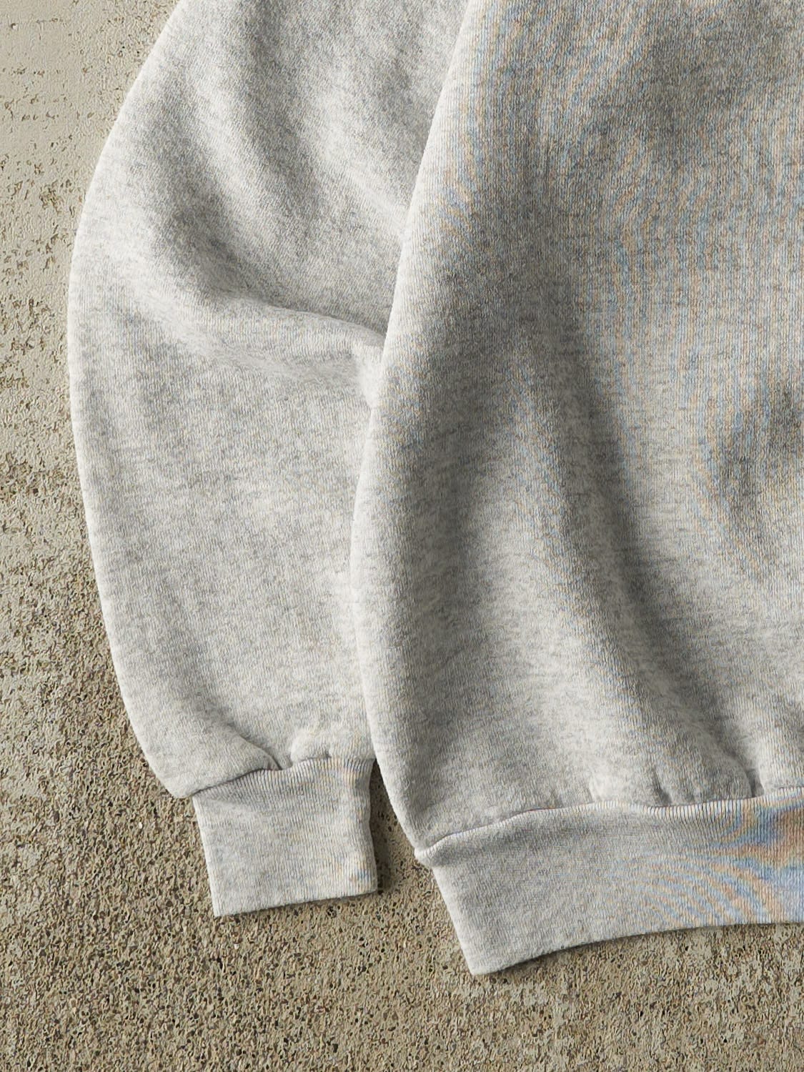 Vintage 80s Heather Grey Ohio State University Buckeyes Embroidered Crewneck (S)