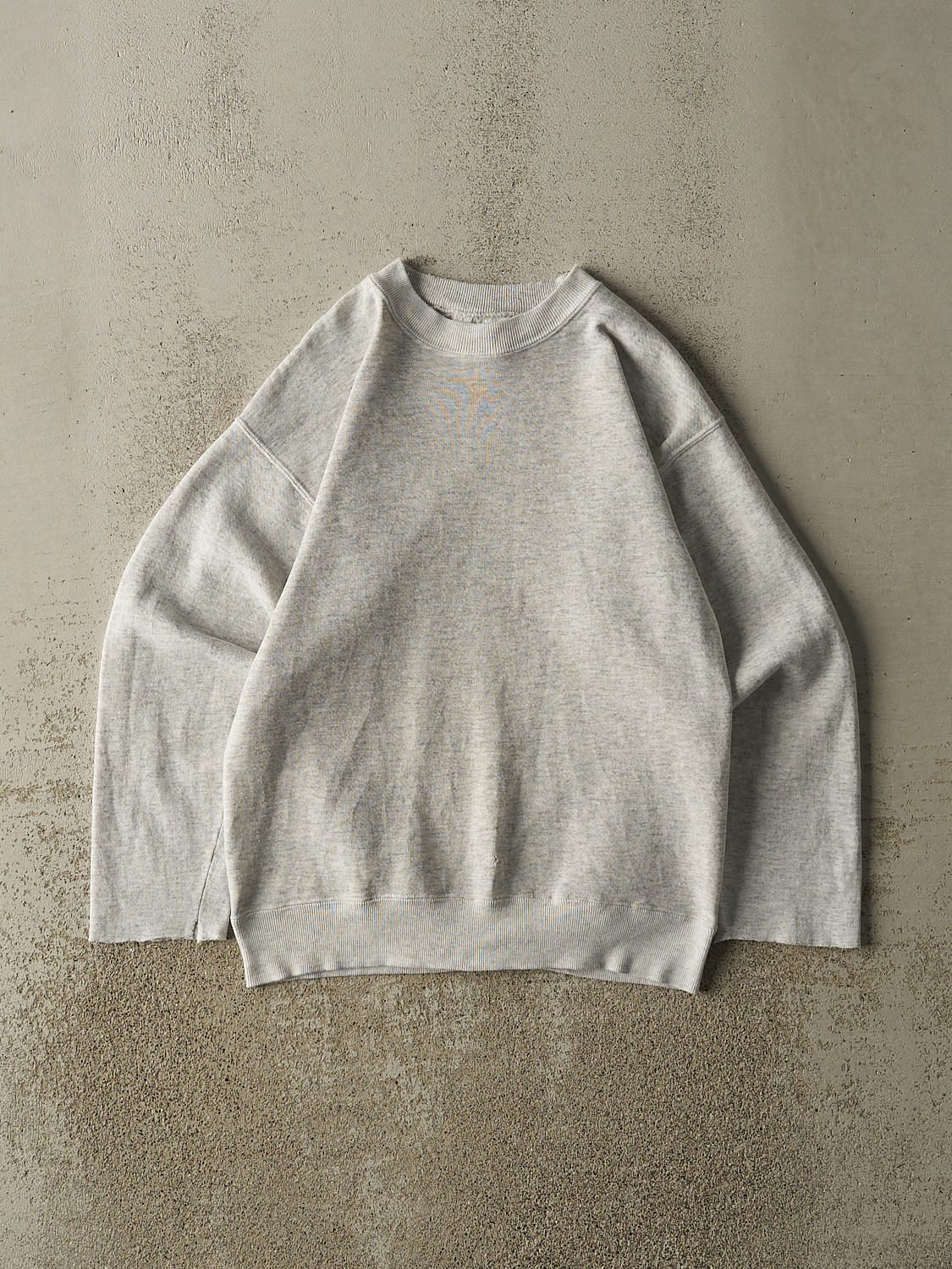 Vintage 90s Heather Grey Blank Crewneck (XS/S)
