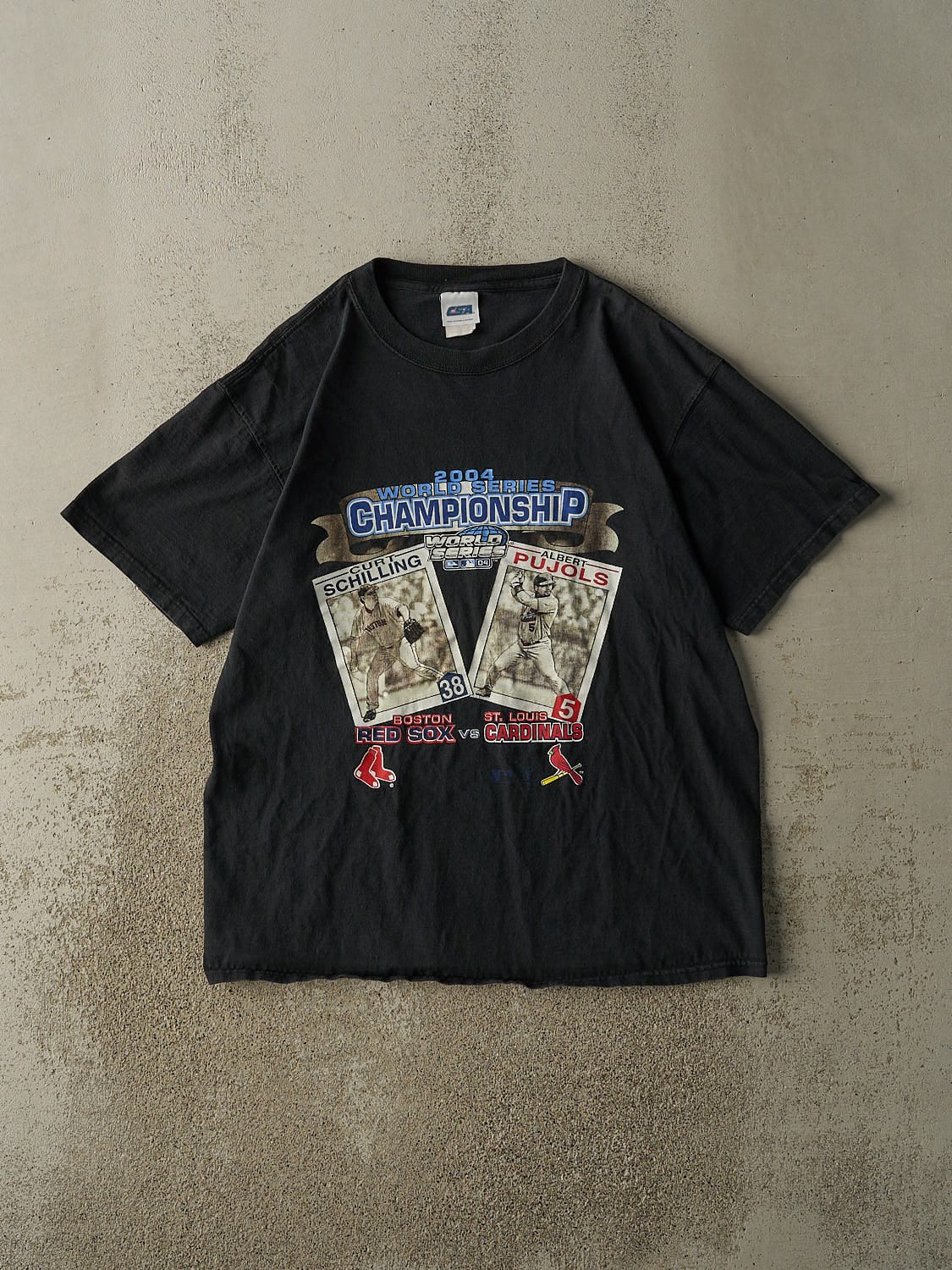 Vintage 04' Black World Series Champion Tee (L/XL)