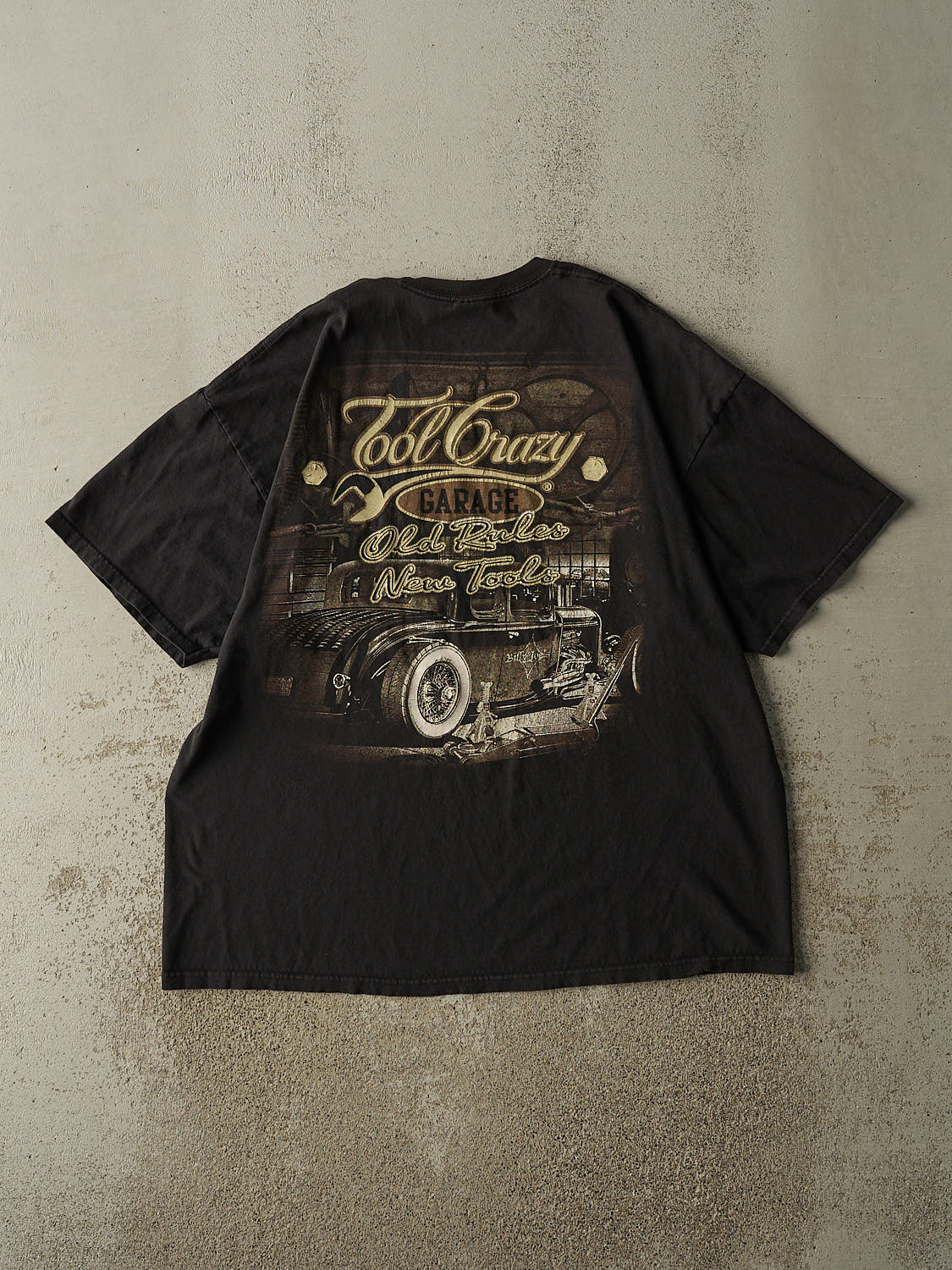 Vintage Y2K Black Tool Crazy Garage Tee (XL/XXL)
