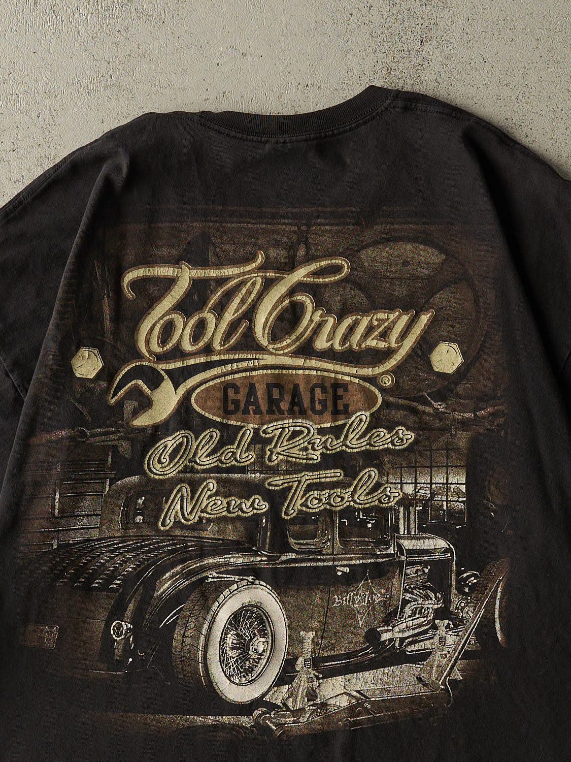 Vintage Y2K Black Tool Crazy Garage Tee (XL/XXL)