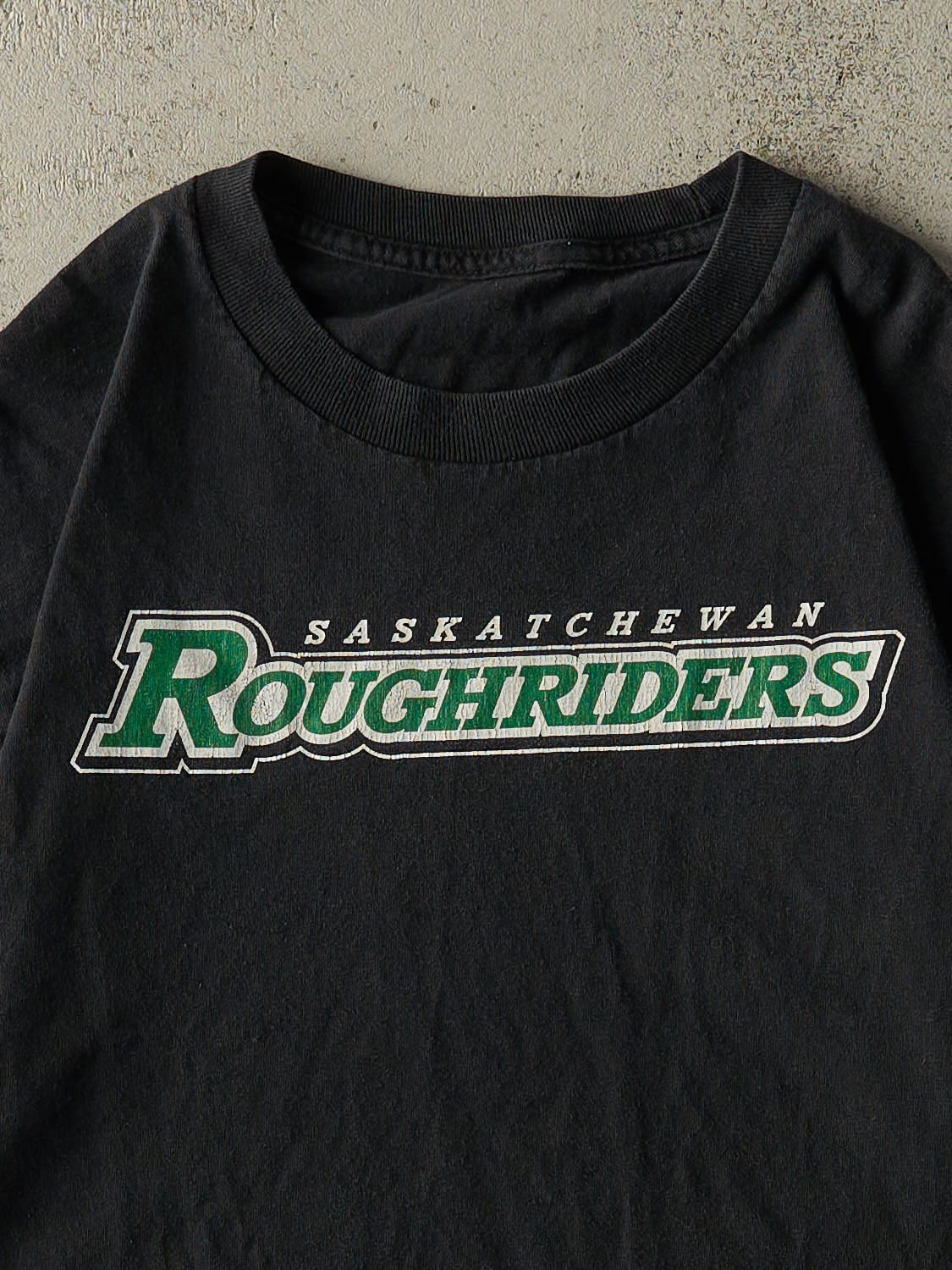 Vintage 90s Black Saskatchewan Roughriders Tee (M/L)