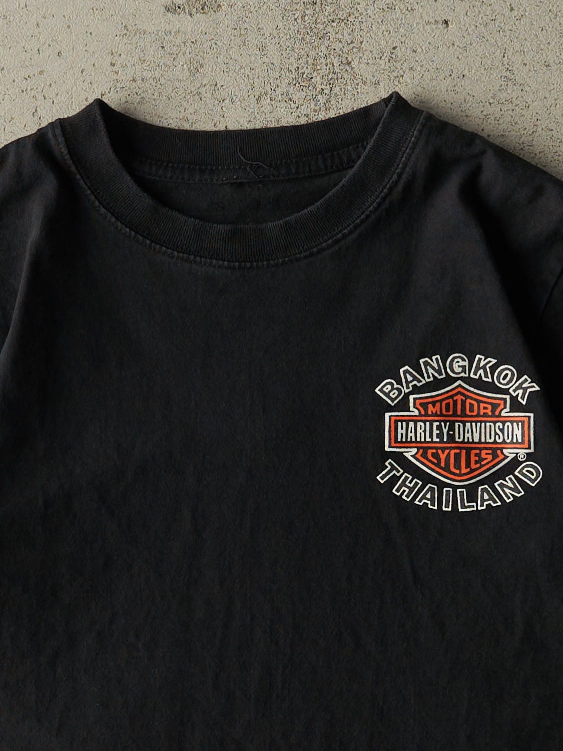 Vintage Y2K Black Harley Davidson Thailand Tee (XXS/XS)