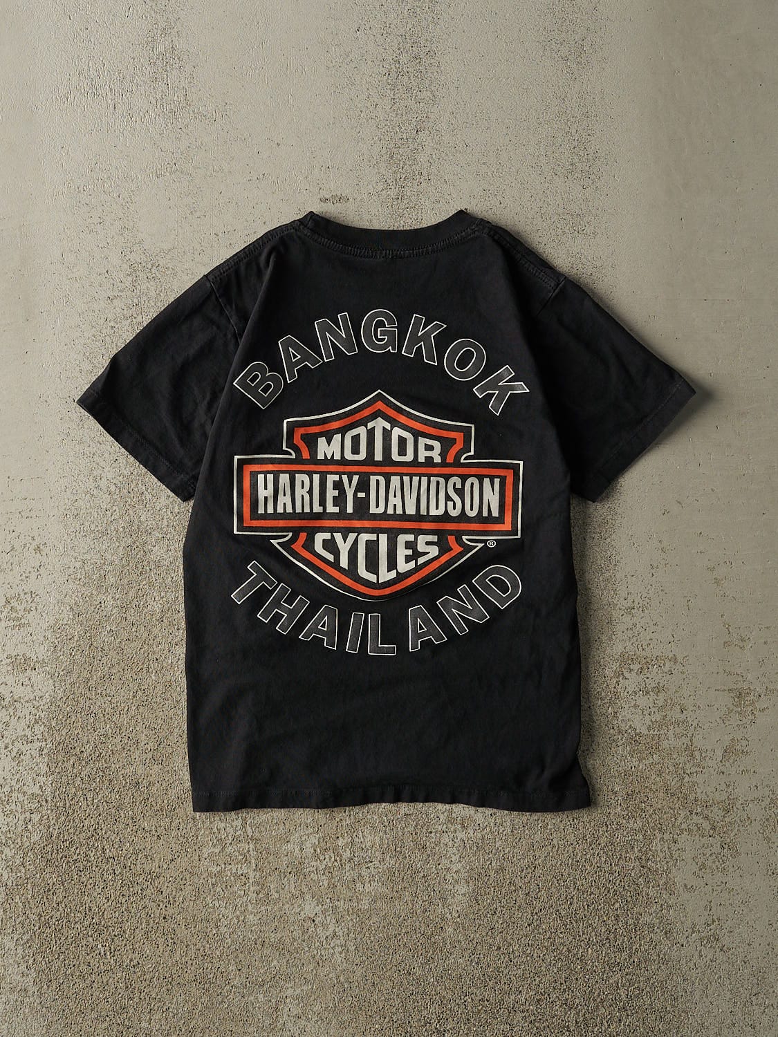 Vintage Y2K Black Harley Davidson Thailand Tee (XXS/XS)