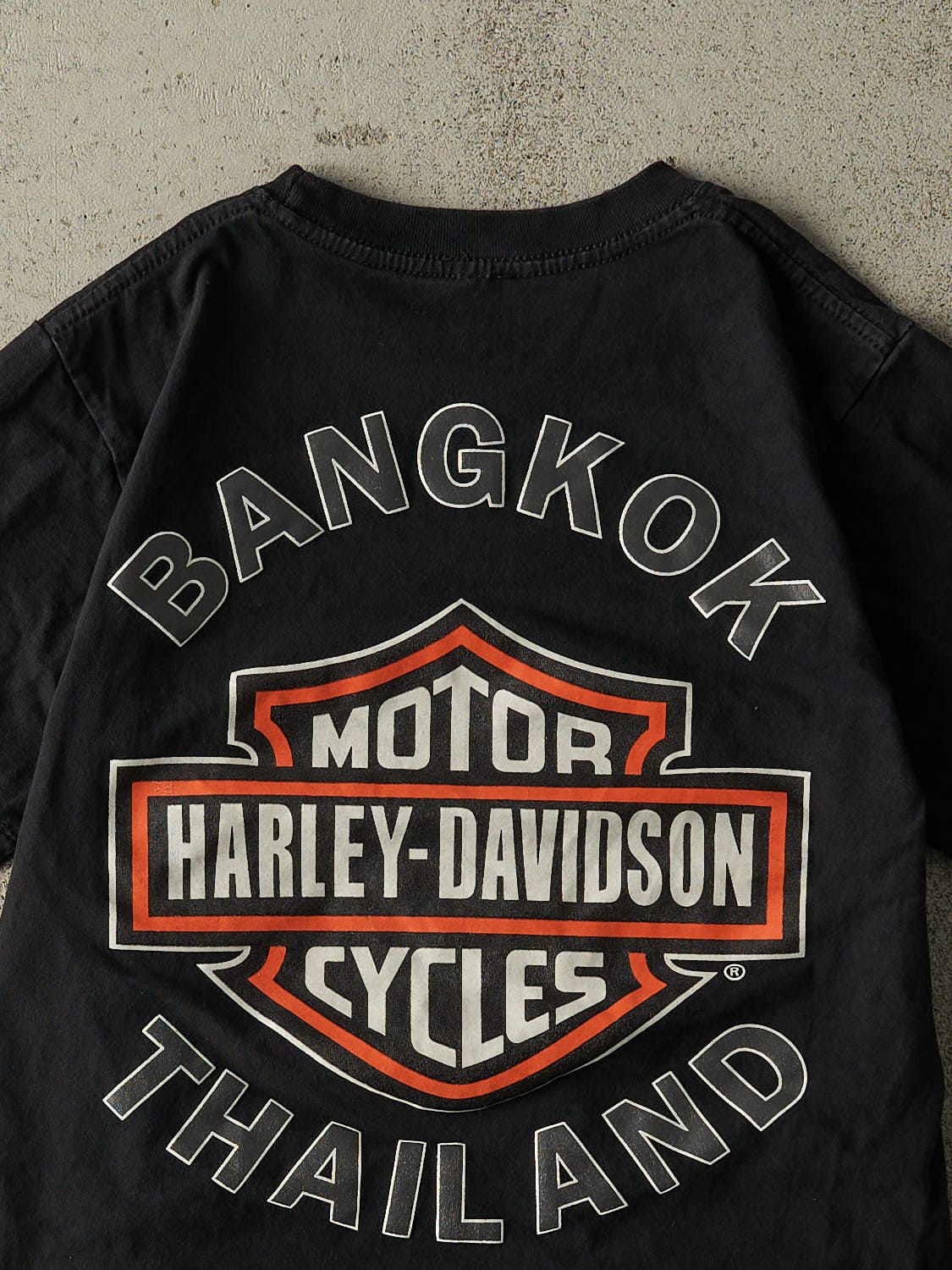 Vintage Y2K Black Harley Davidson Thailand Tee (XXS/XS)