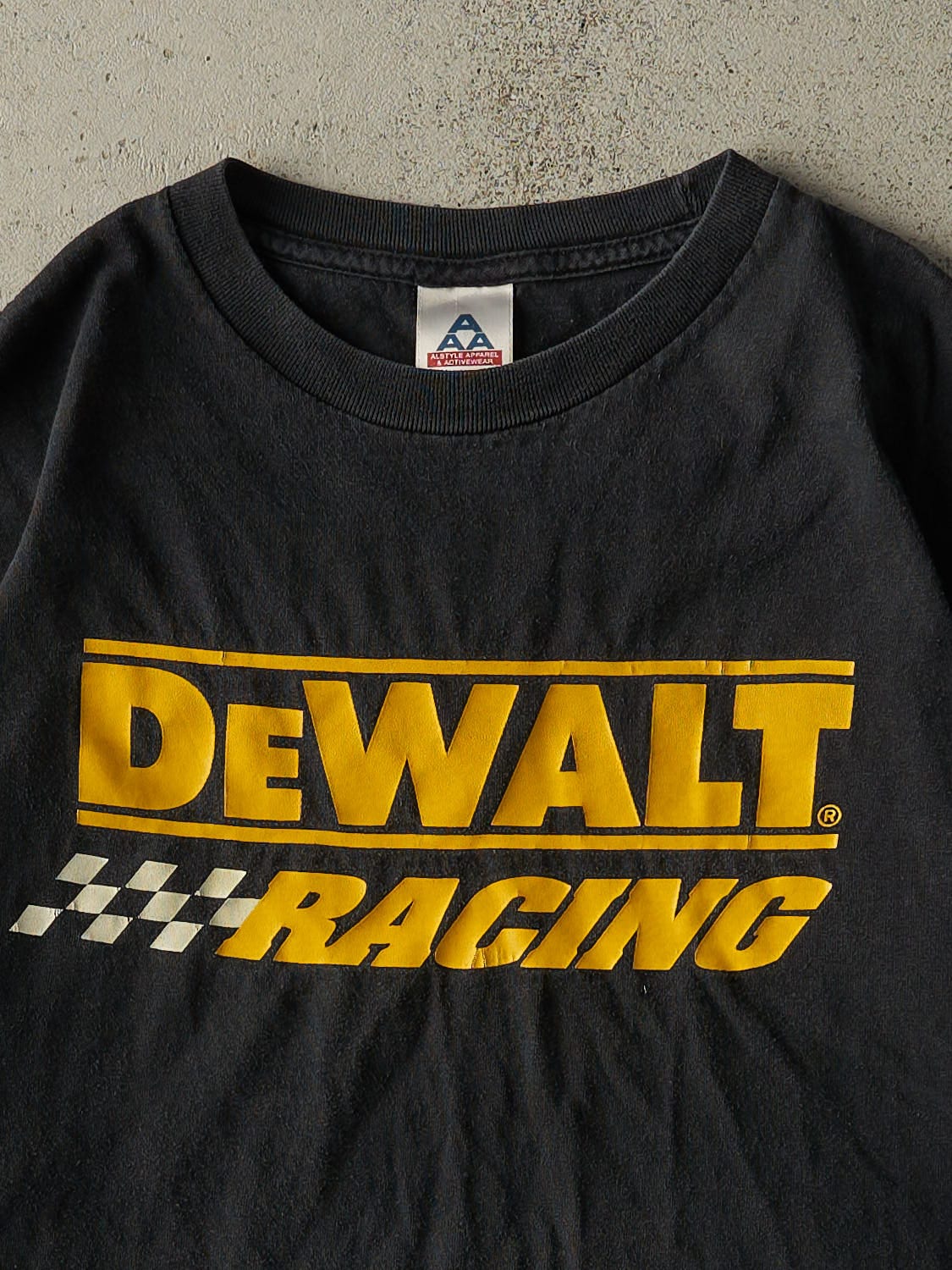 Vintage Y2K Black DeWalt Racing Tee (L/XL)