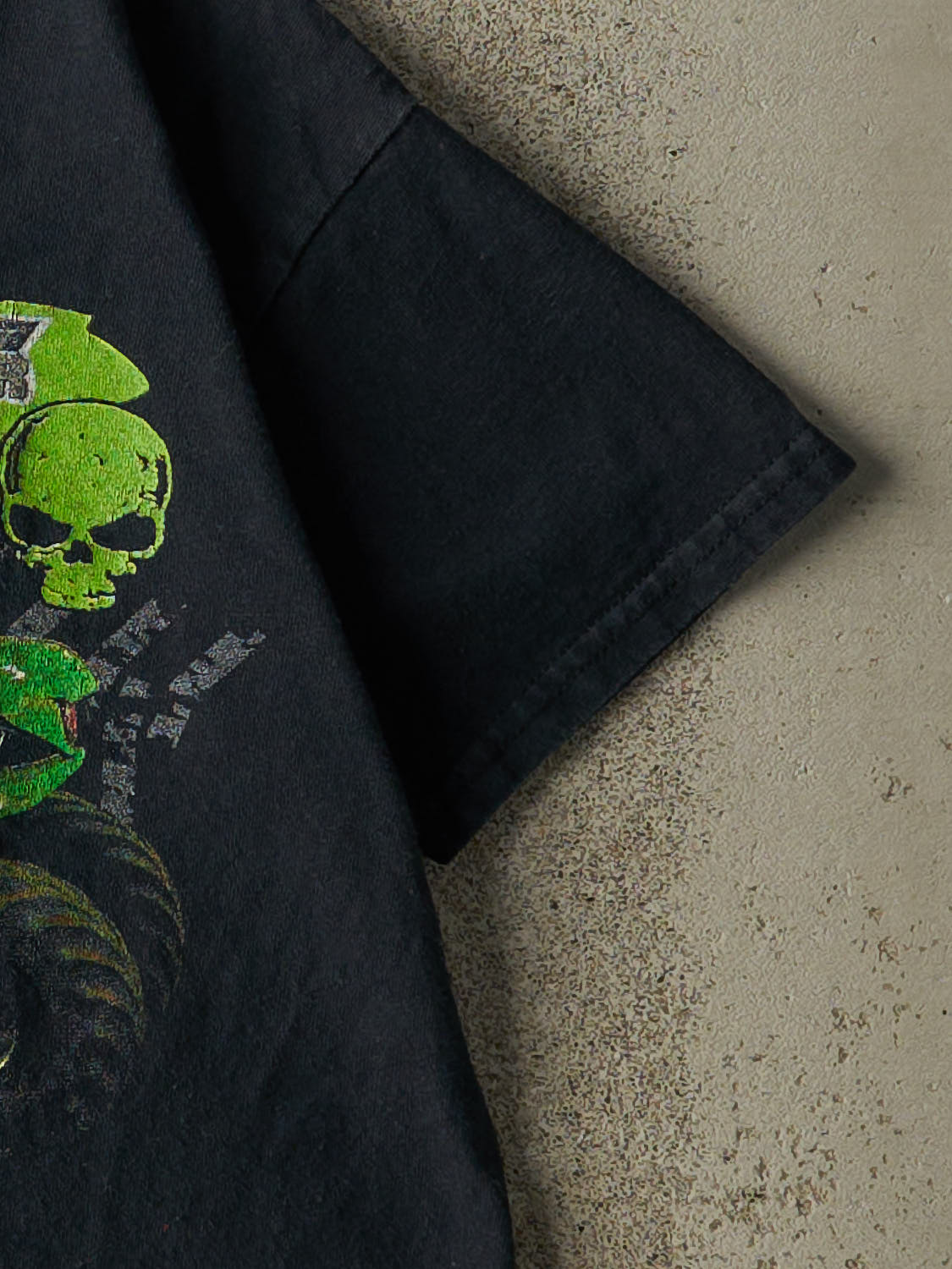 Vintage Y2K Faded Black Grave Digger Monster Truck Baby Tee (XXS)