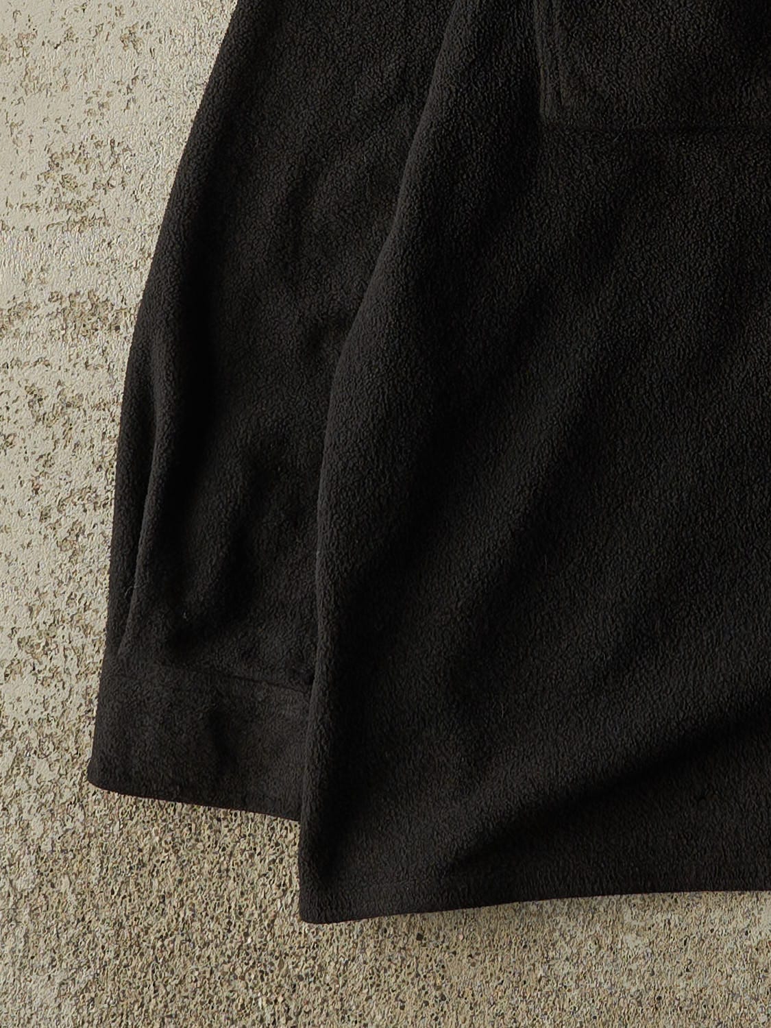 Vintage Y2K Black The North Face Button Up Fleece (M)