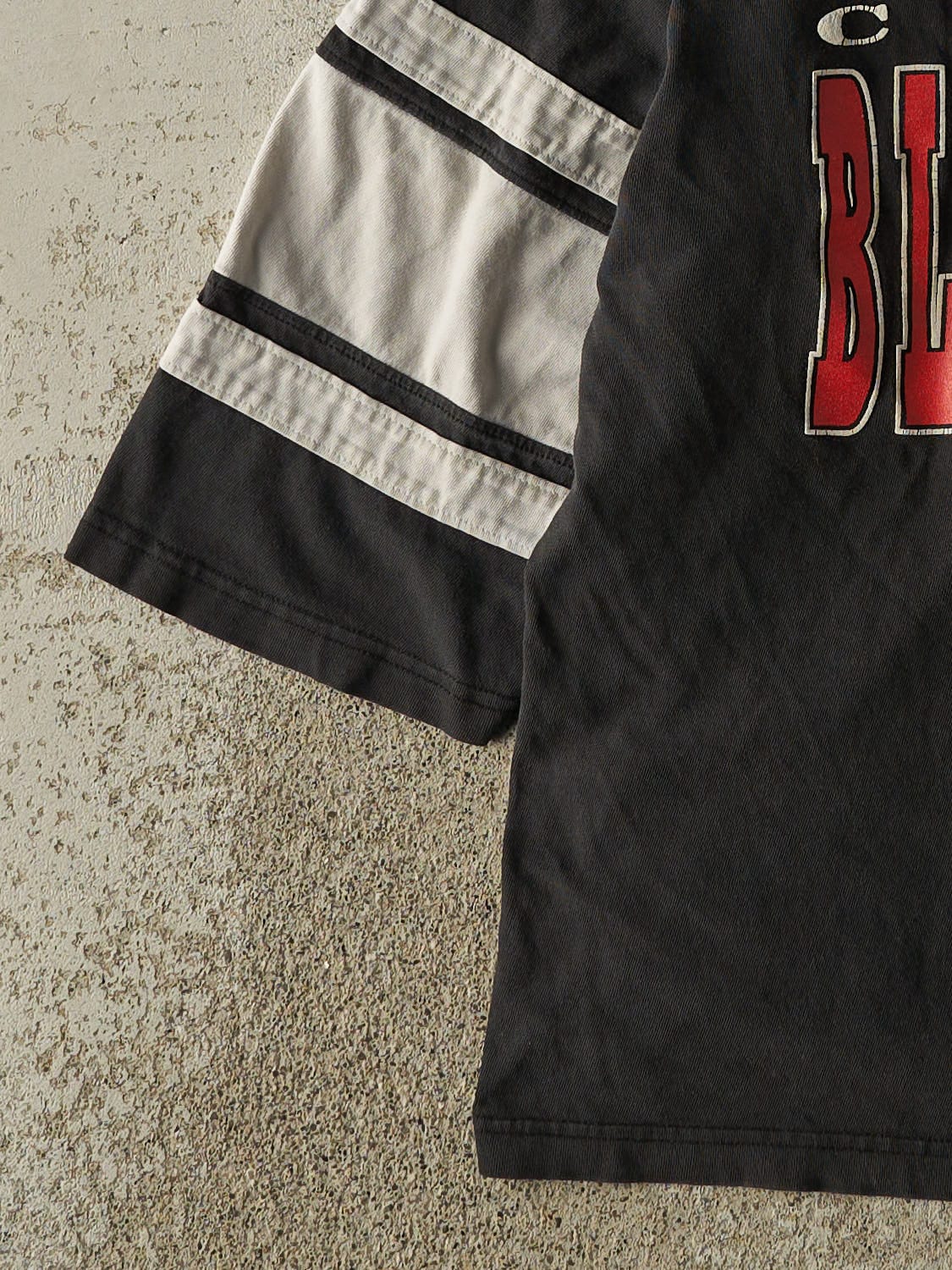 Vintage 90s Black Chicago Blackhawks Long Sleeve (L/XL)