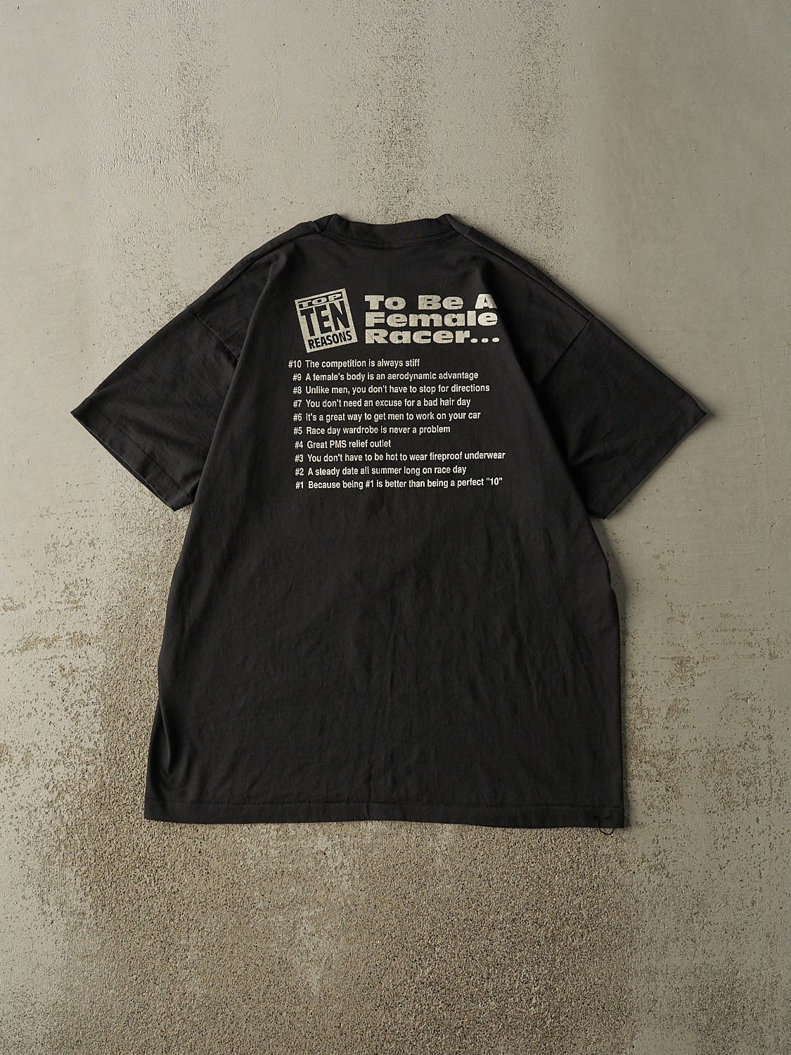 Vintage 90s Black Stacey Doktor Racing Tee (L/XL)