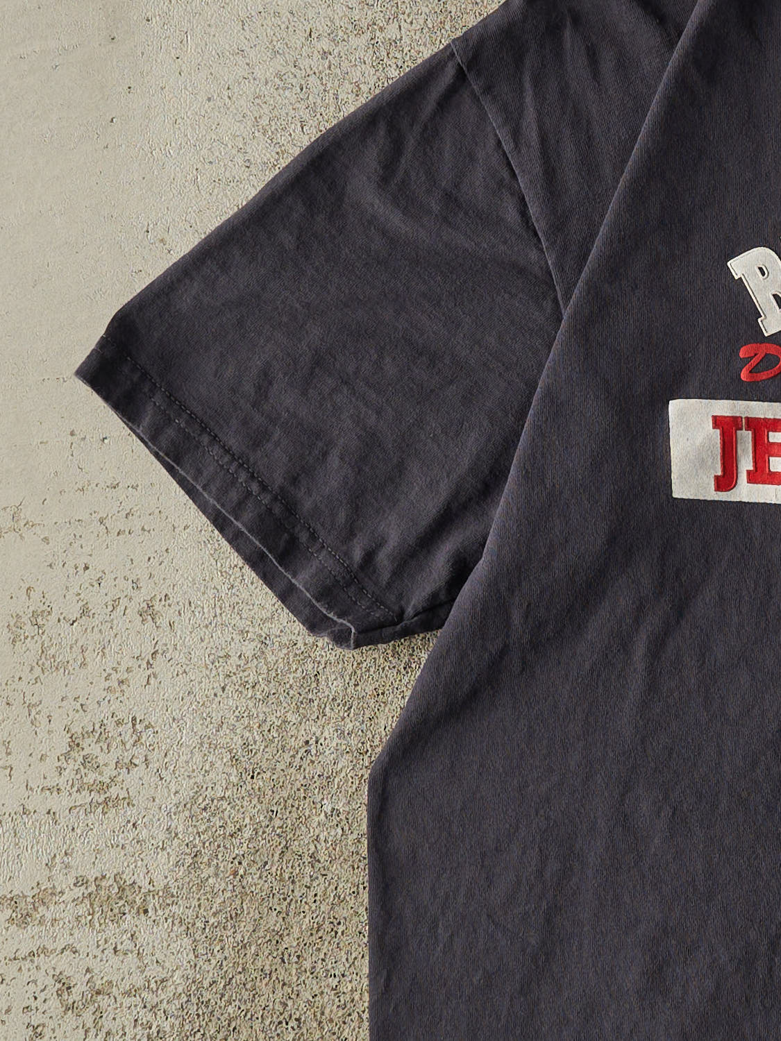 Vintage Y2K Navy Blue Bugle Boy Tee (S/M)