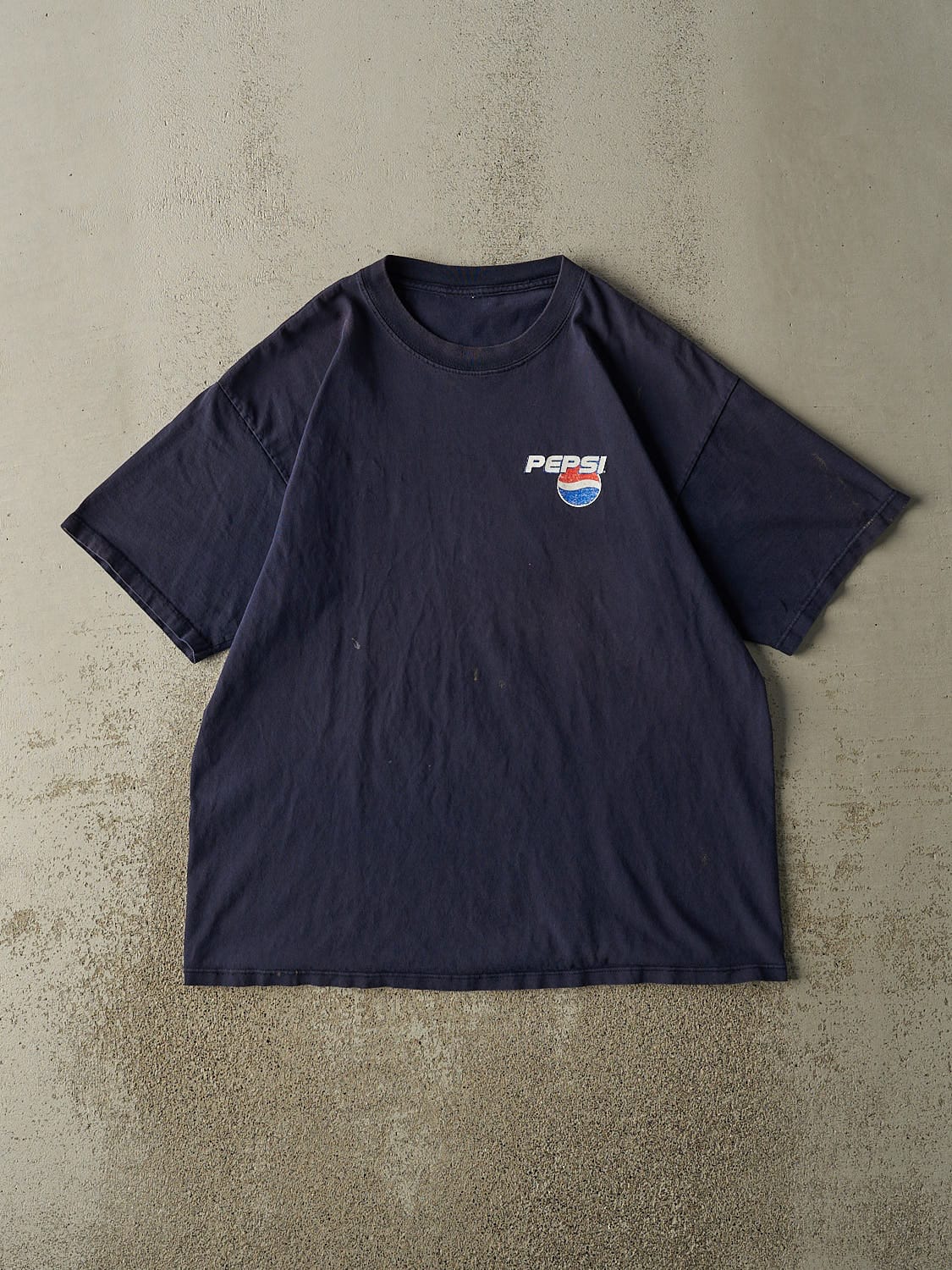 Vintage 99' Navy Blue Pepsi Taste Tour Tee (L/XL)