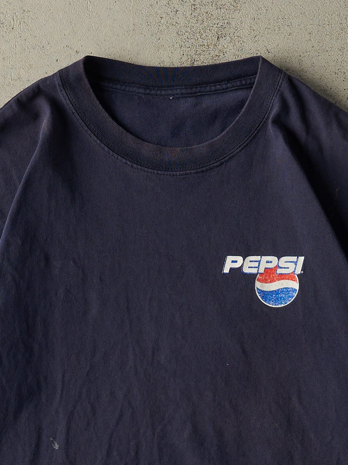 Vintage 99' Navy Blue Pepsi Taste Tour Tee (L/XL)