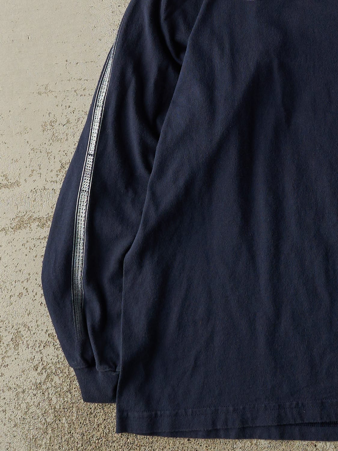 Vintage Y2K Navy Blue Starter Long Sleeve (XL)