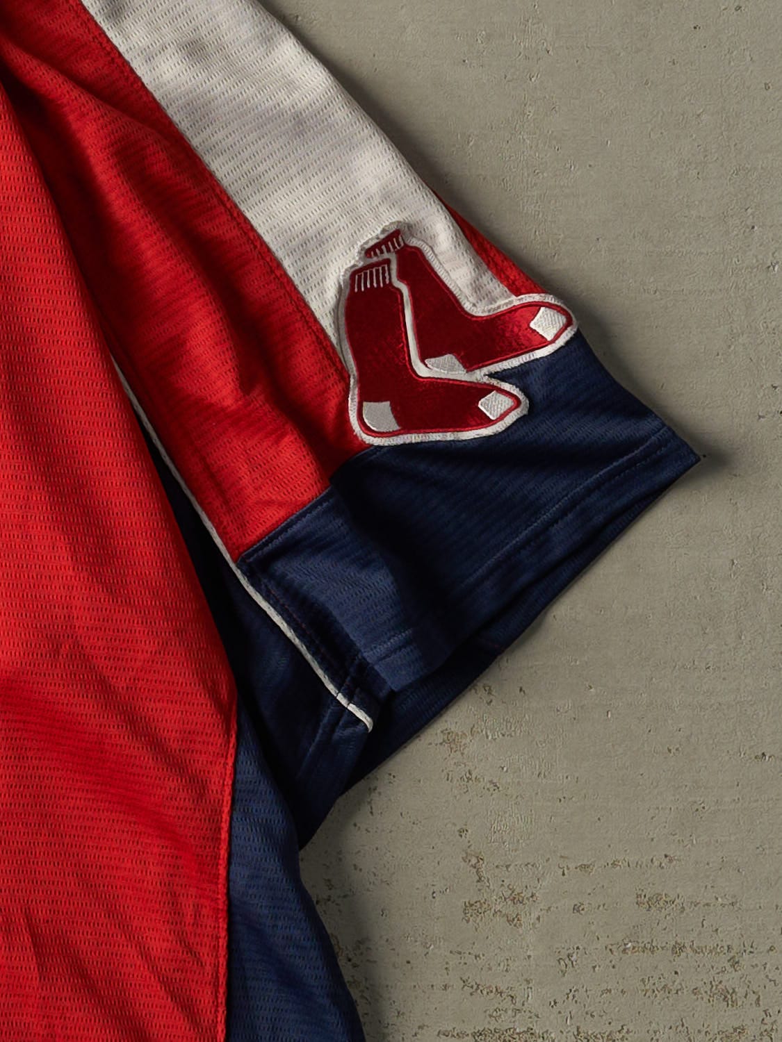 Vintage Y2K Red Boston Red Sox Embroidered Jersey (XL/XXL)