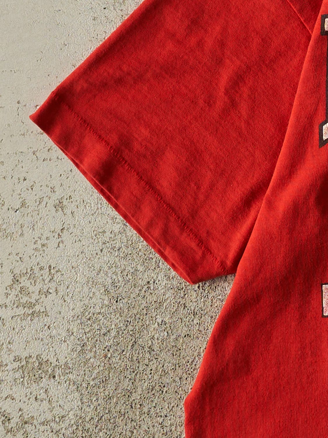 Vintage 90s Red Detroit Red Wings Single Stitch Tee (SM)