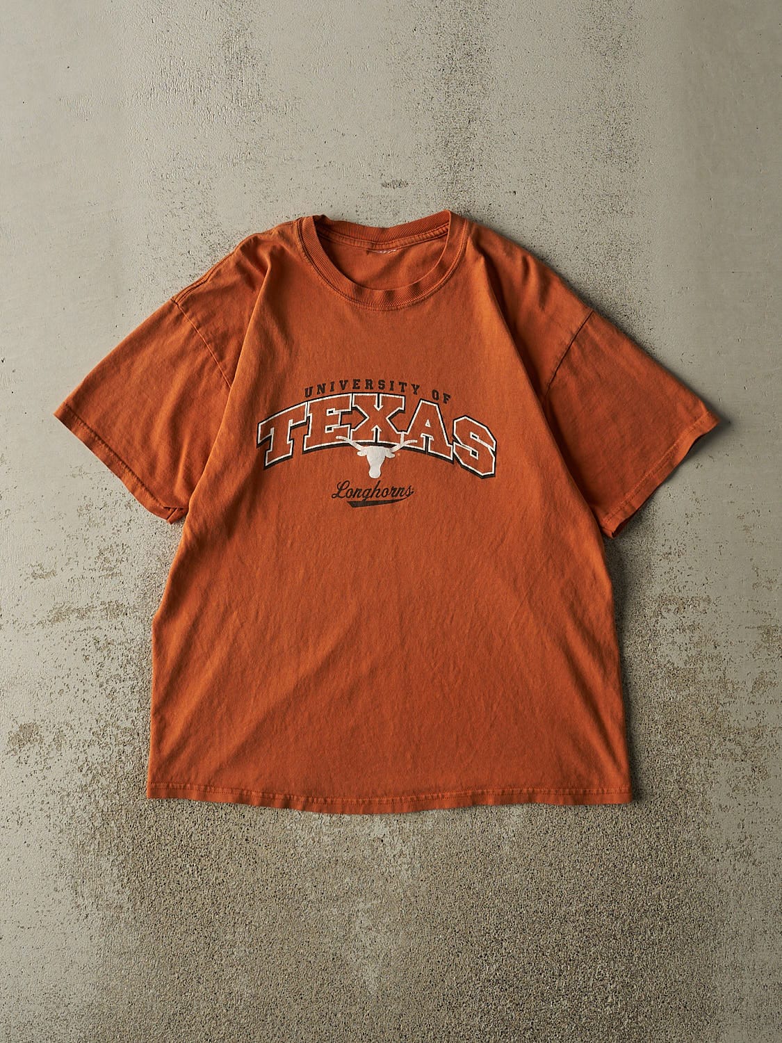 Vintage 90s Orange University of Texas Longhorns Tee (M)
