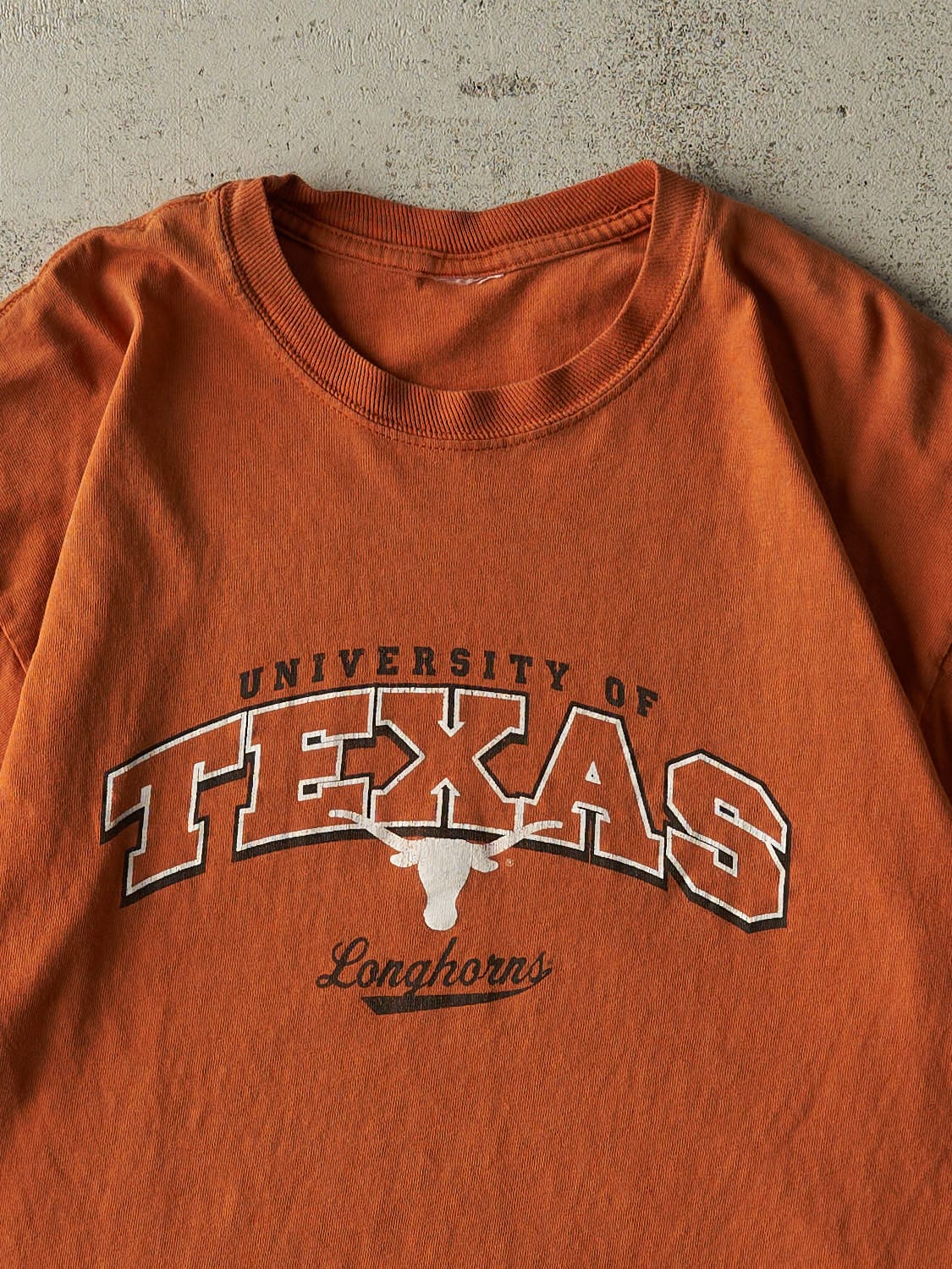 Vintage 90s Orange University of Texas Longhorns Tee (M)