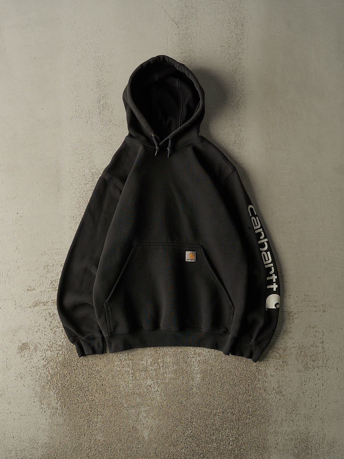 Vintage Y2K Black Carhartt Hoodie (S/M)