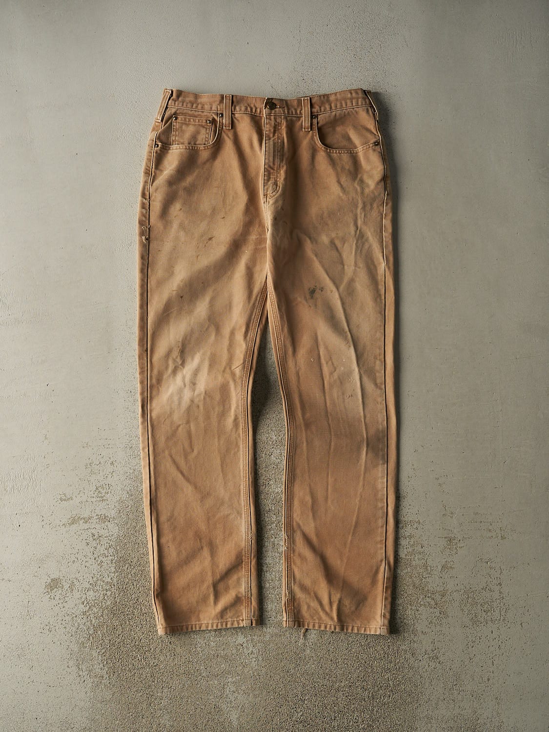 Vintage 90s Beige Carhartt Work Pants (36x34)