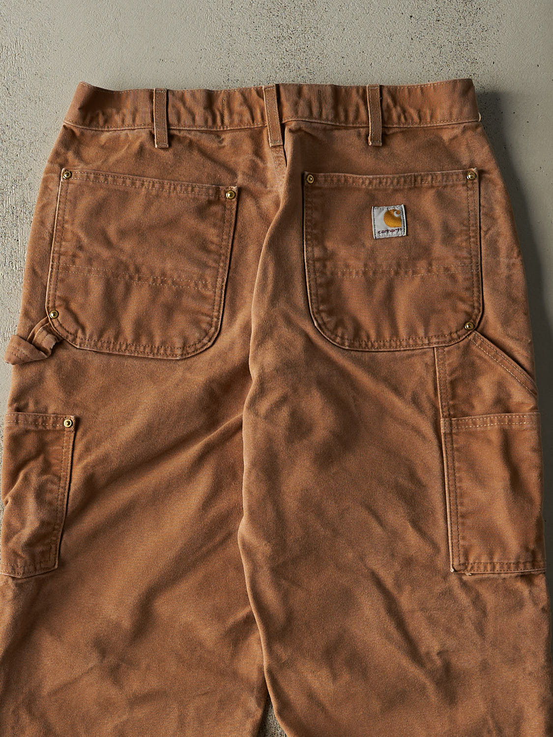 Vintage Y2K Camel Carhartt Double Knee Carpenter Pants (31x31)