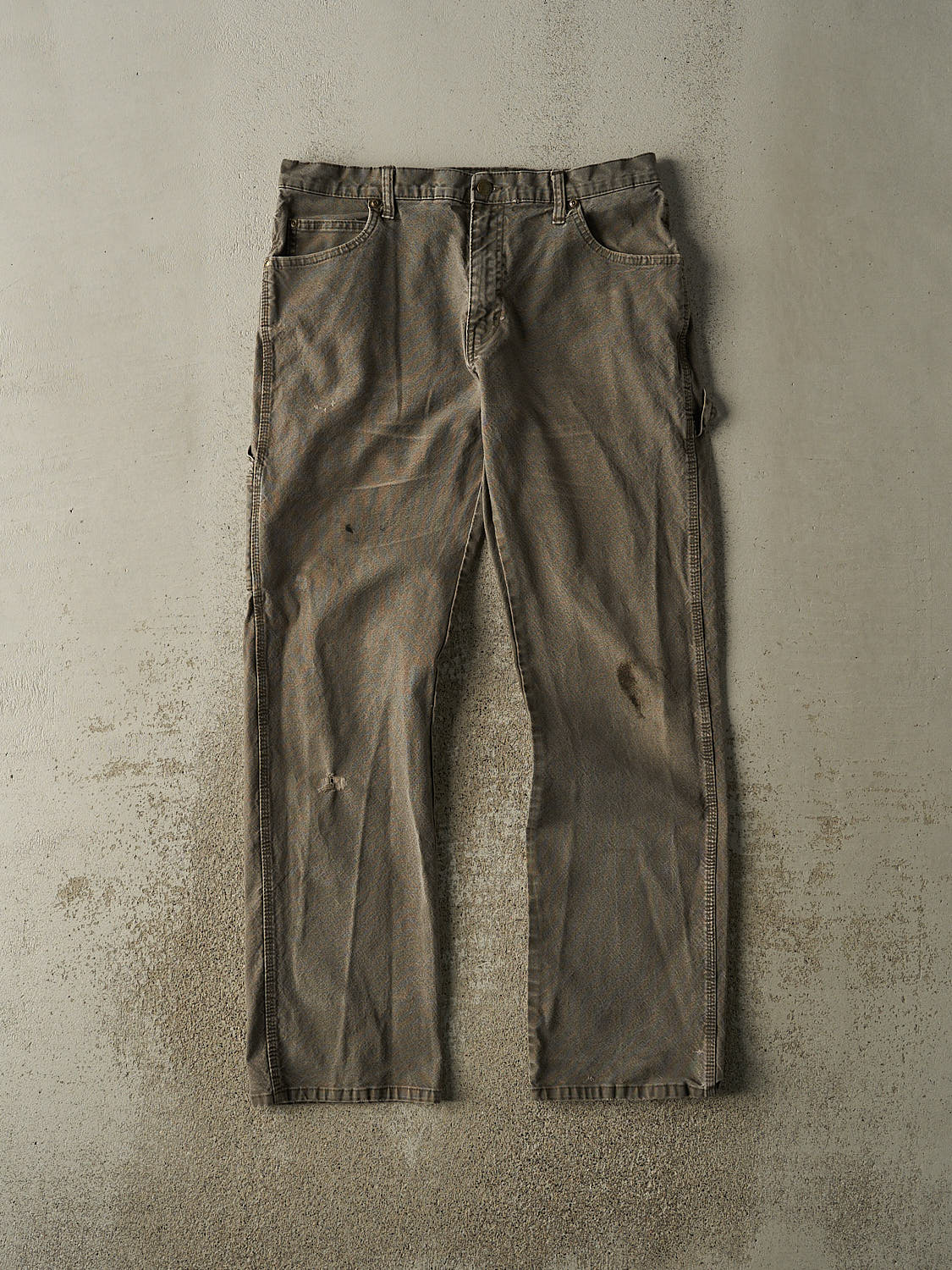 Vintage Y2K Washed Green Dickies Carpenter Pants (33x32.5)