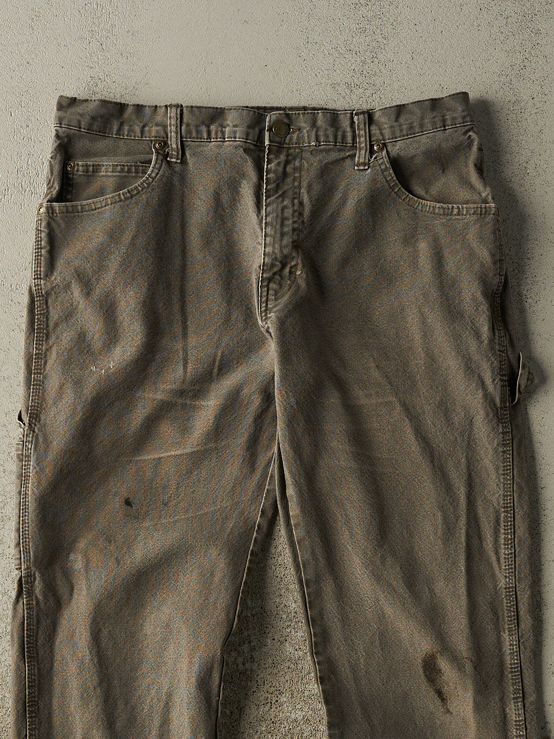 Vintage Y2K Washed Green Dickies Carpenter Pants (33x32.5)