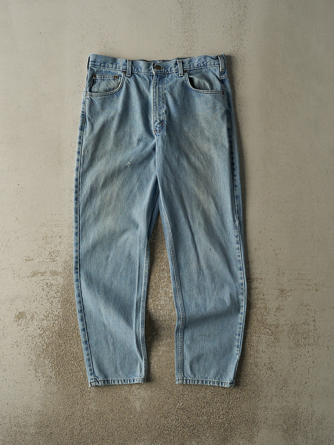 Vintage 90s Light Wash Carhartt Jeans (34x31.5)