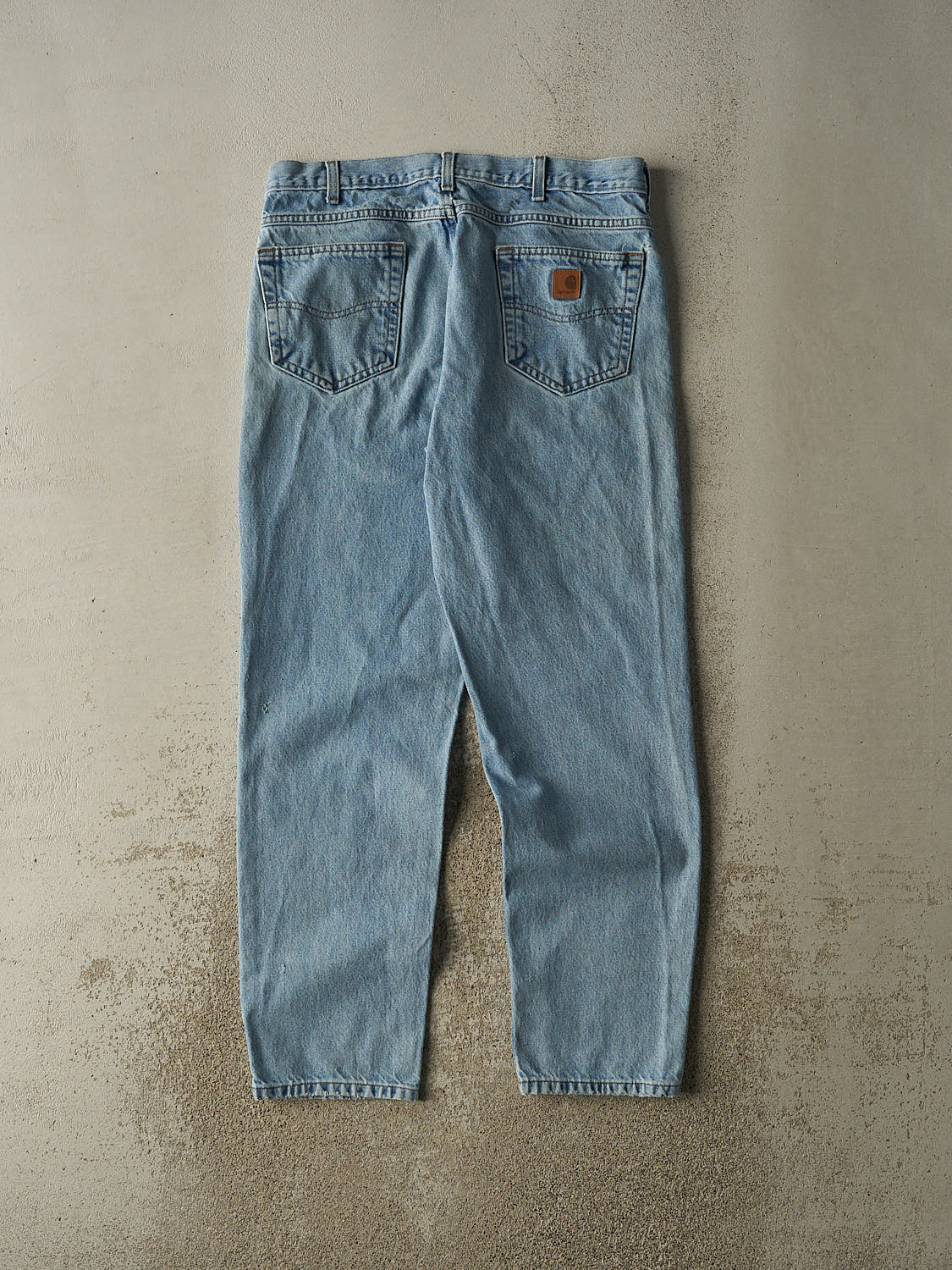Vintage 90s Light Wash Carhartt Jeans (34x31.5)