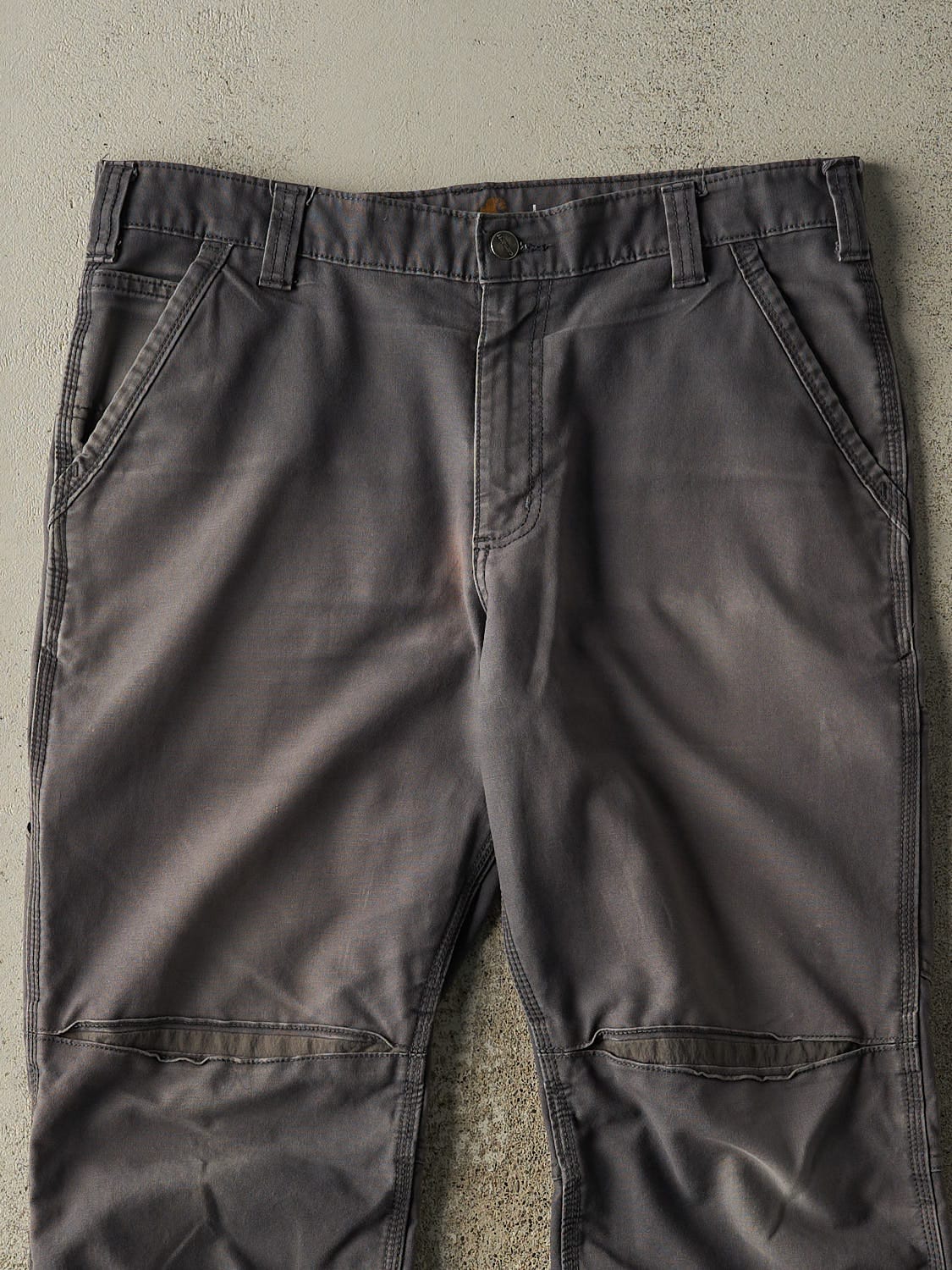 Vintage Y2K Grey Carhartt Work Pants (35x29)