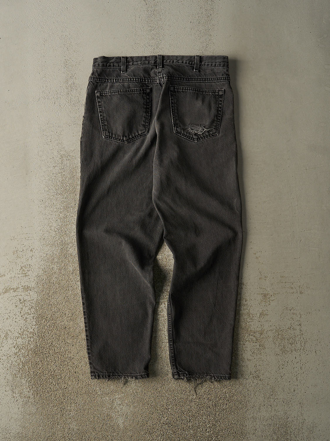 Vintage 90s Faded Black Eddie Bauer Denim Pants (33x29)
