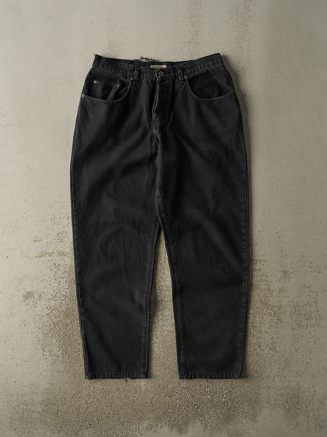 Vintage 90s Faded Black Guess Denim Pants (33x31)