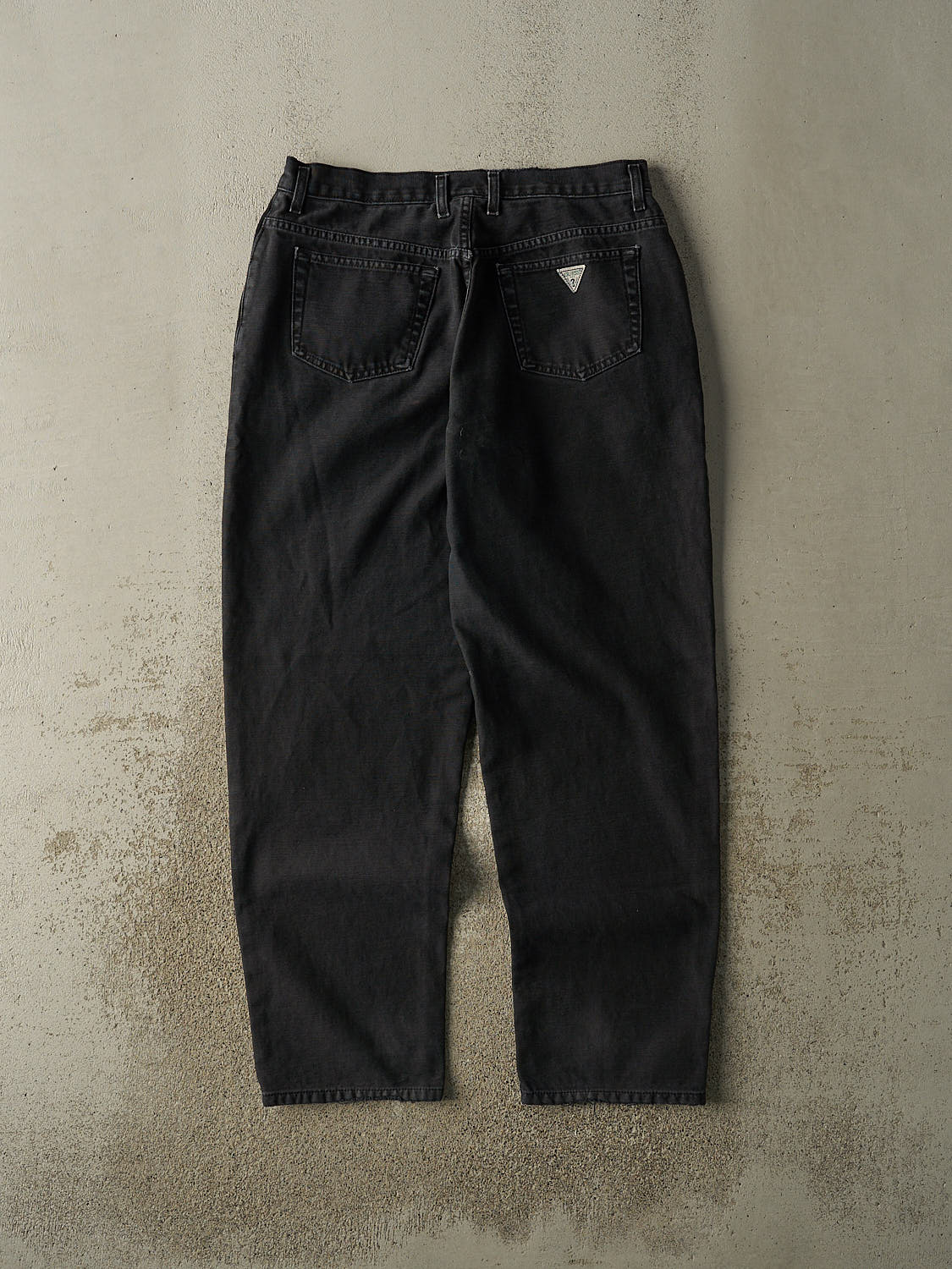 Vintage 90s Faded Black Guess Denim Pants (33x31)
