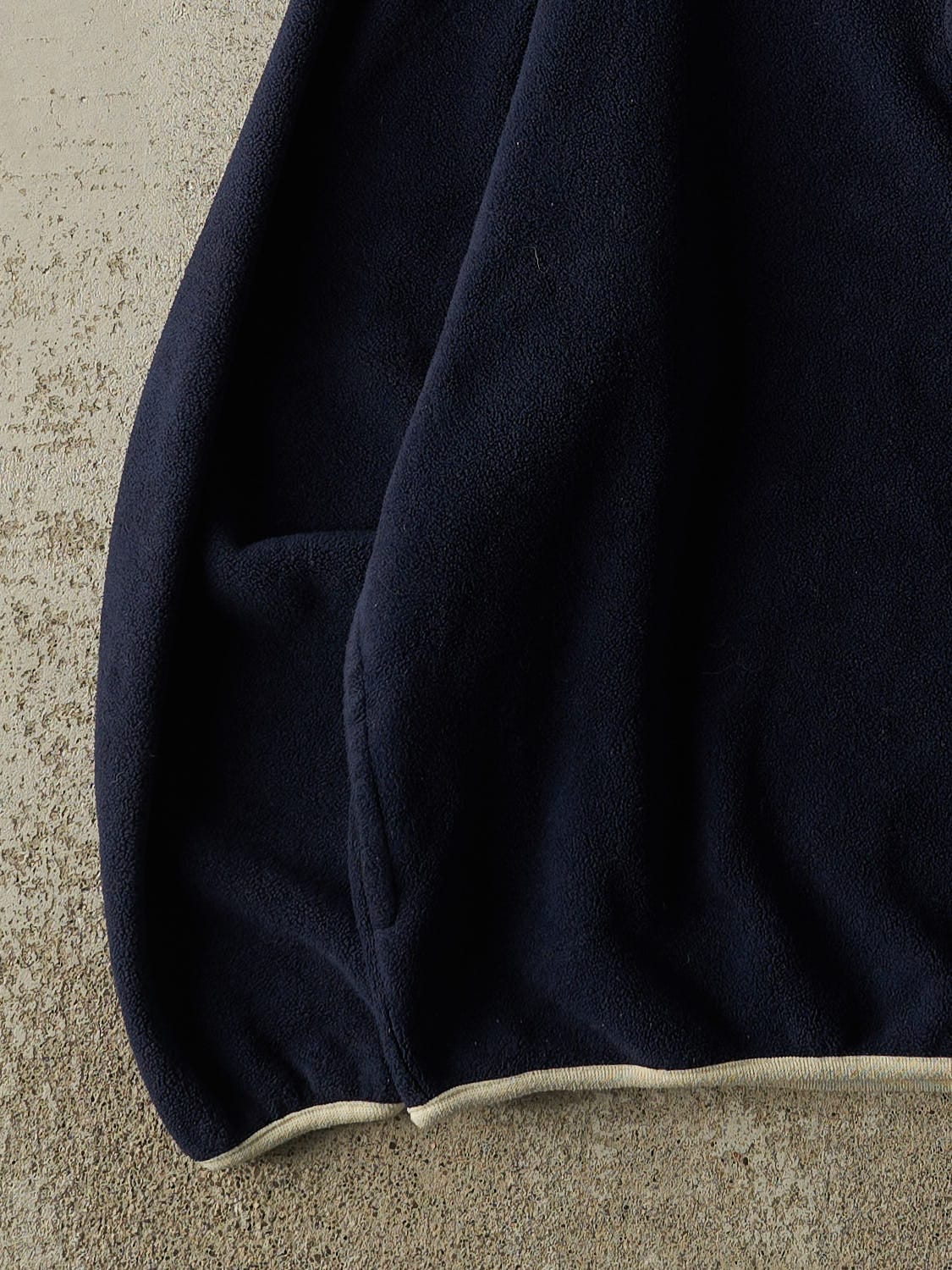 Vintage Y2K Navy Blue Nautica Embroidered Quarter Zip Fleece (L/XL)