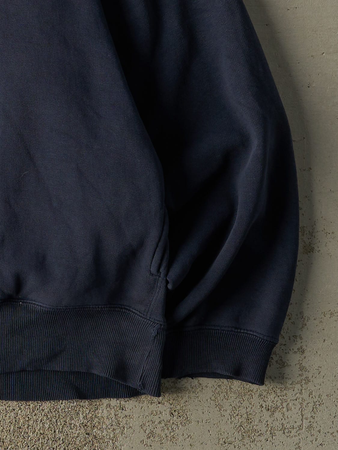 Vintage 90s Navy Blue Gap Embroidered Quarter Zip (L/XL)