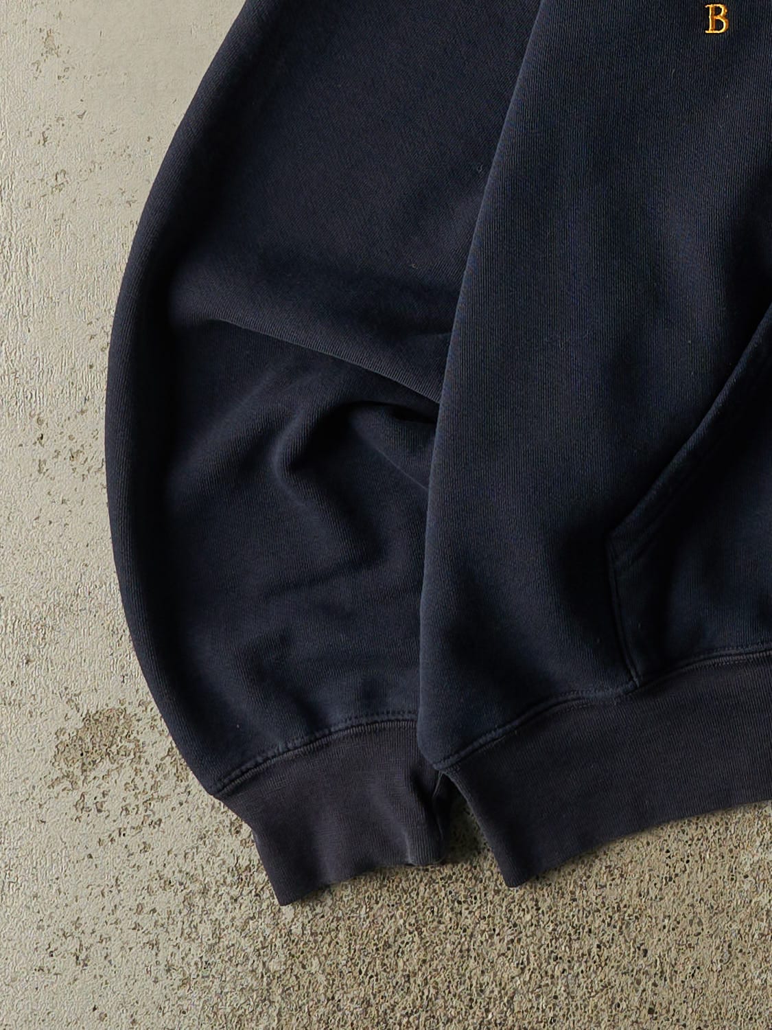 Vintage 90s Navy Blue Turlock Bulldogs Hoodie (L)