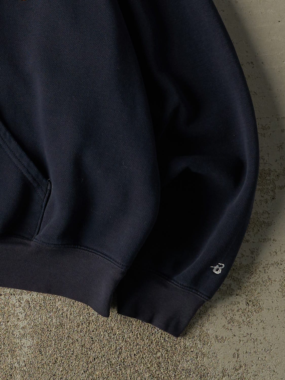 Vintage 90s Navy Blue Turlock Bulldogs Hoodie (L)