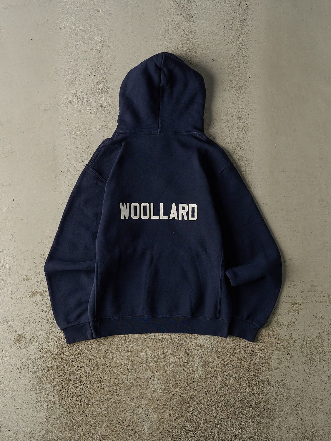 Vintage Y2K Navy Blue Russell Athletic Oregon Mudhens Hoodie (XS/S)