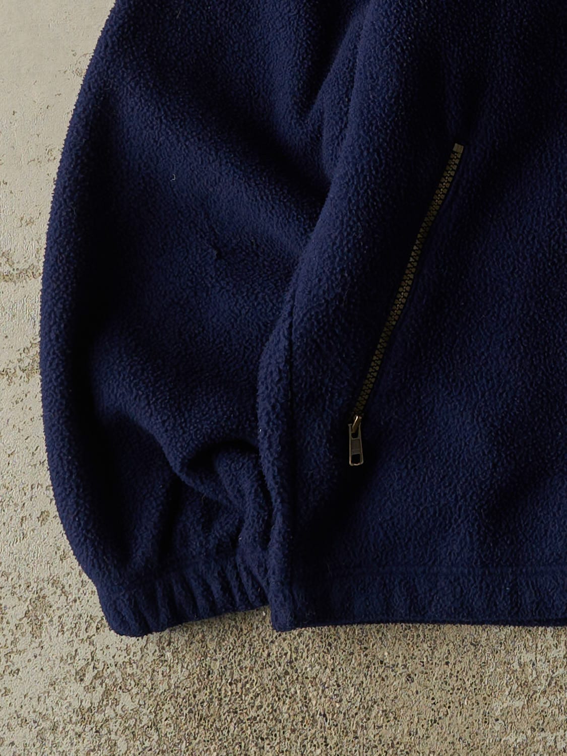 Vintage 90s Navy Blue Wind River Zip Up Fleece (M/L)