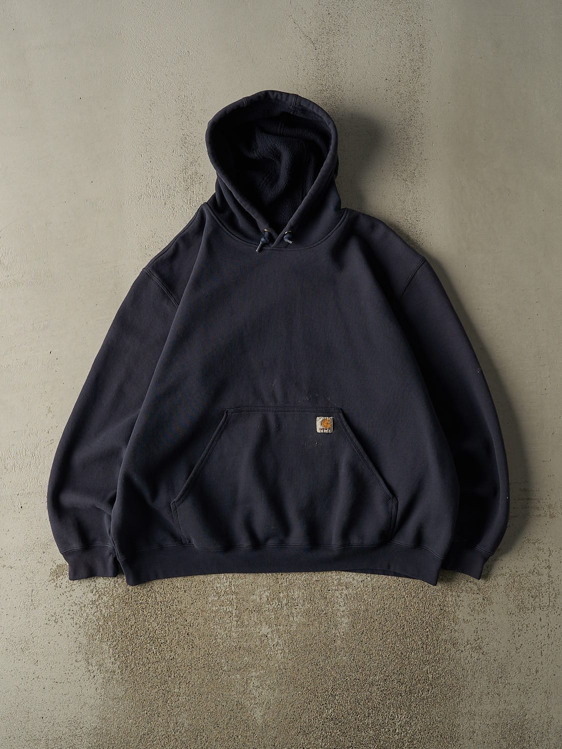 Vintage Y2K Navy Blue Carhartt Hoodie (XXL)